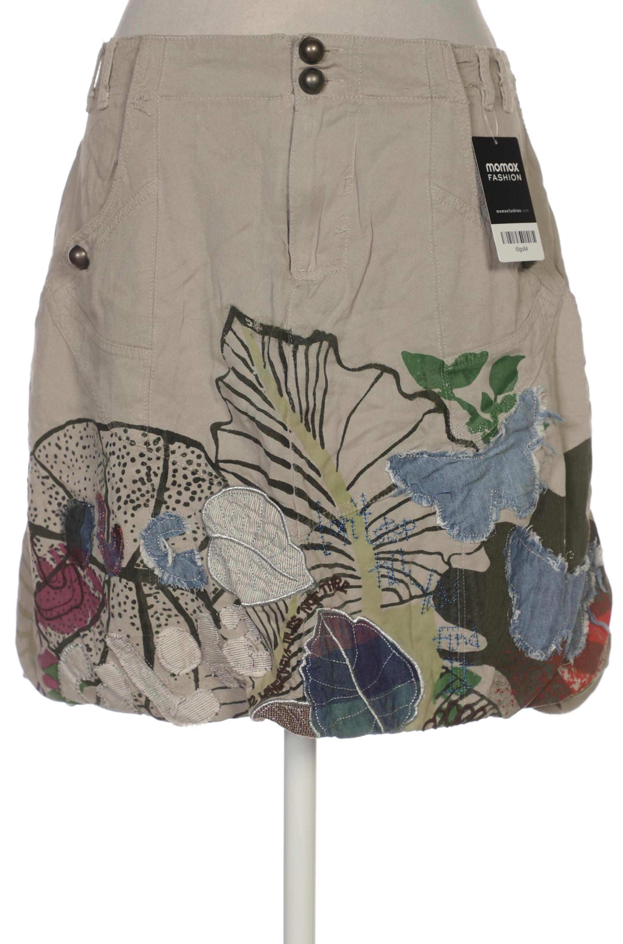 

Desigual Damen Rock, beige, Gr. 36