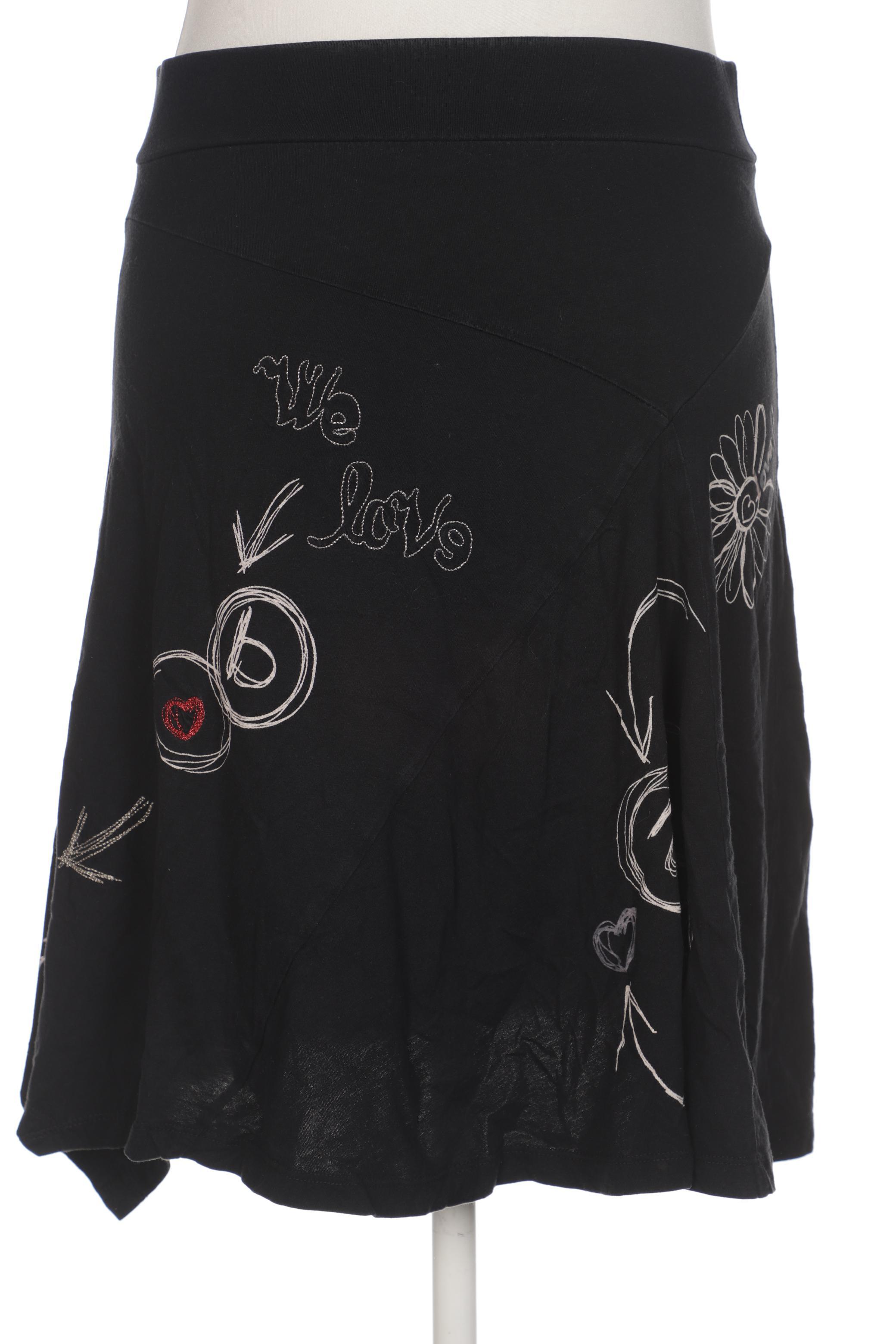 

Desigual Damen Rock, schwarz, Gr. 42