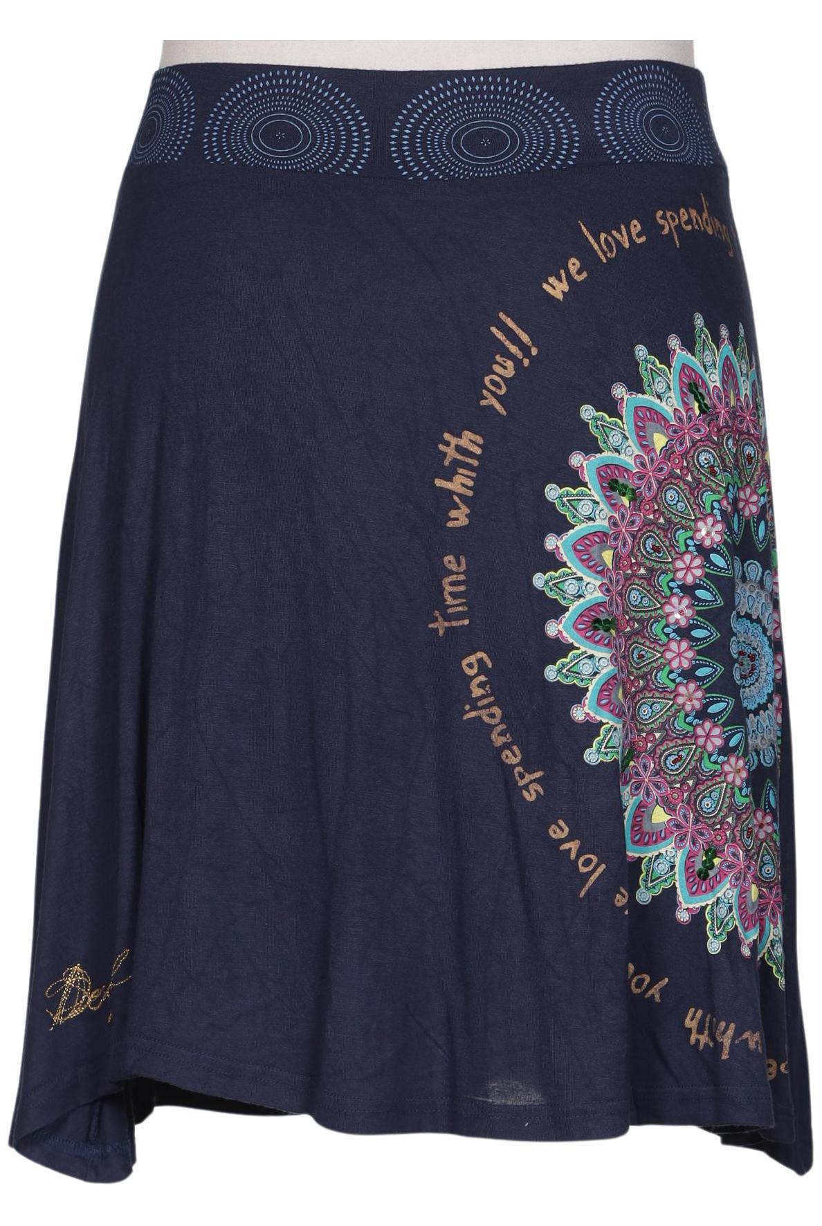 

Desigual Damen Rock, marineblau, Gr. 42