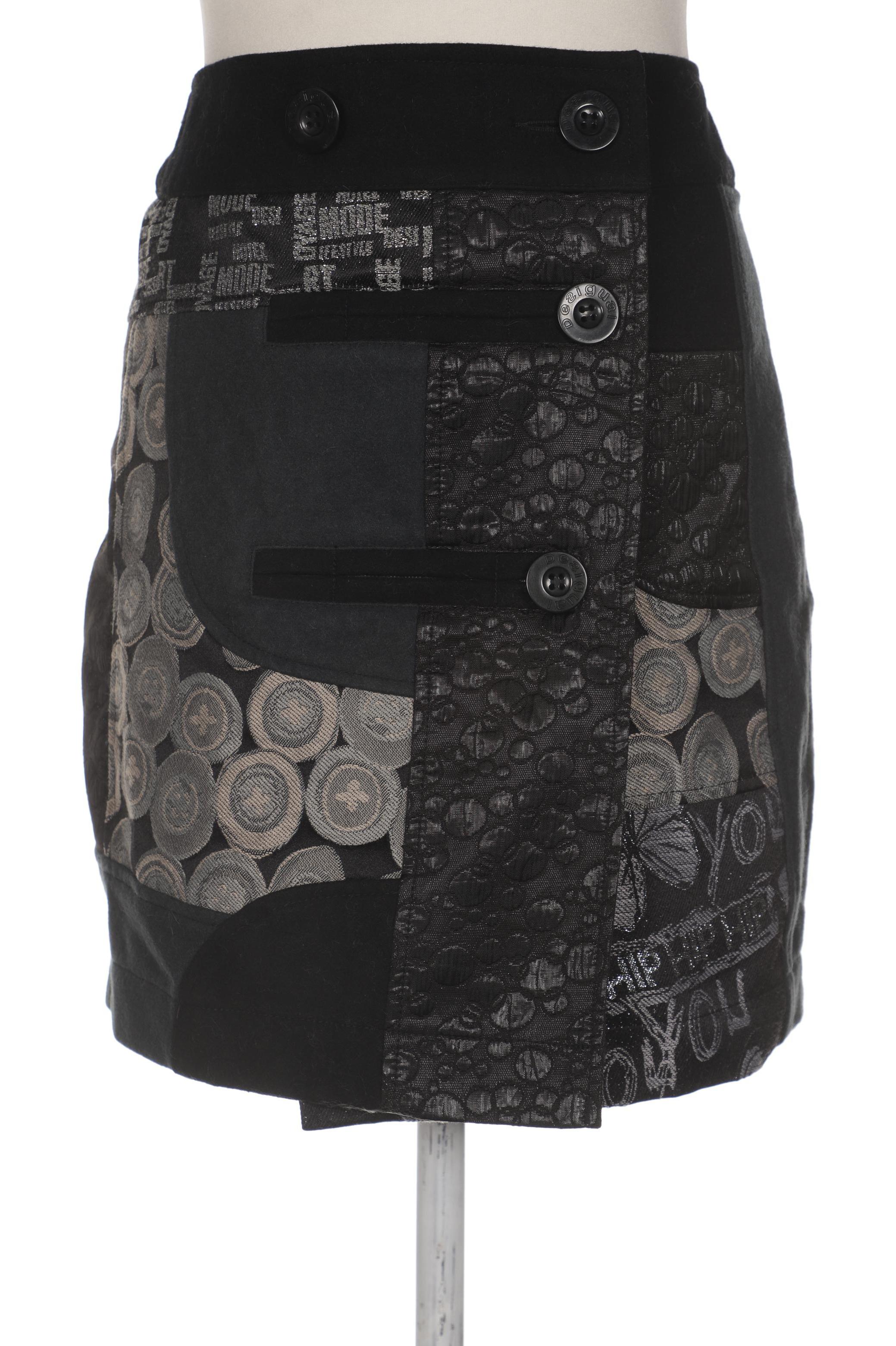 

Desigual Damen Rock, schwarz
