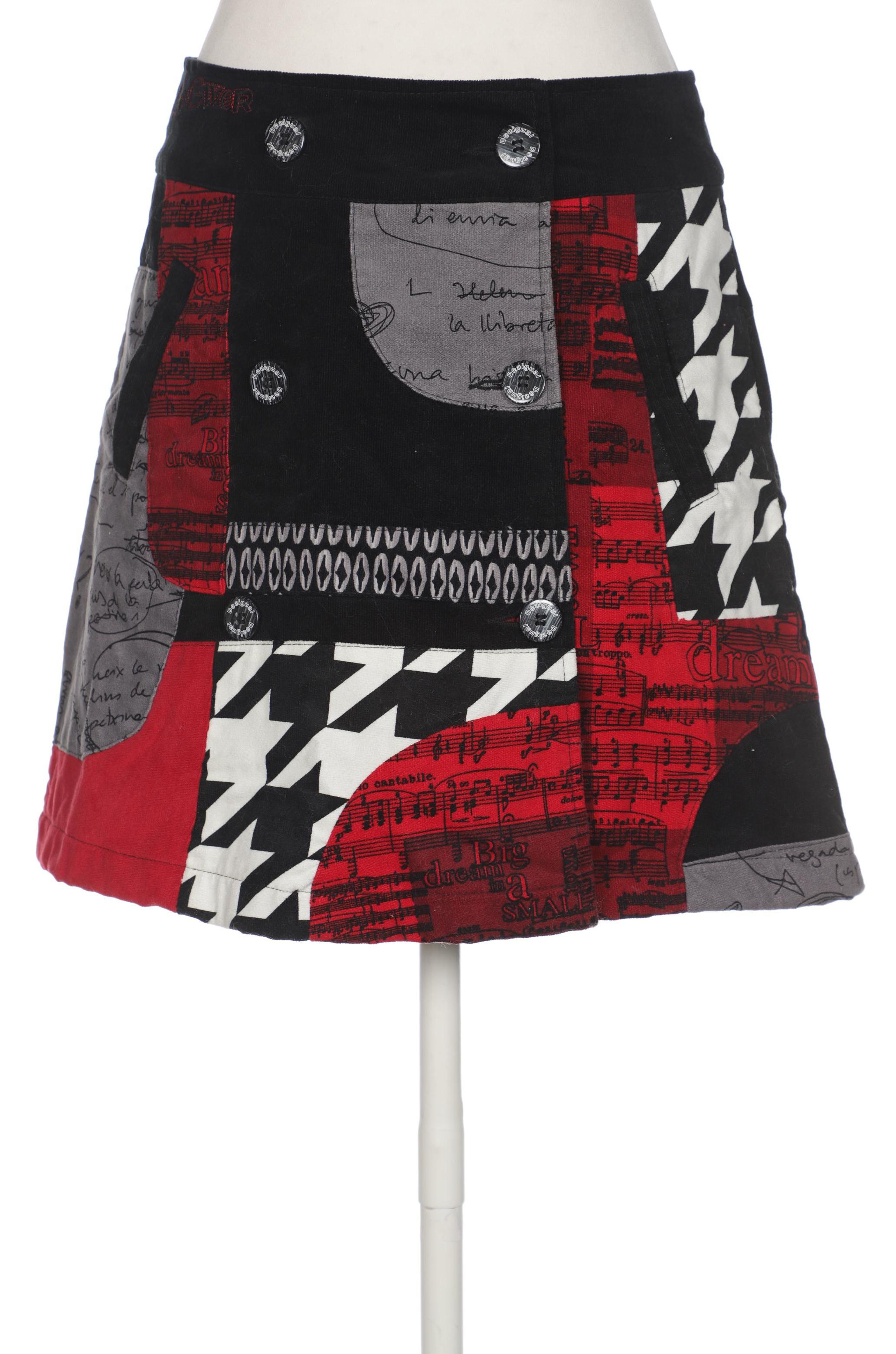 

Desigual Damen Rock, schwarz, Gr. 38