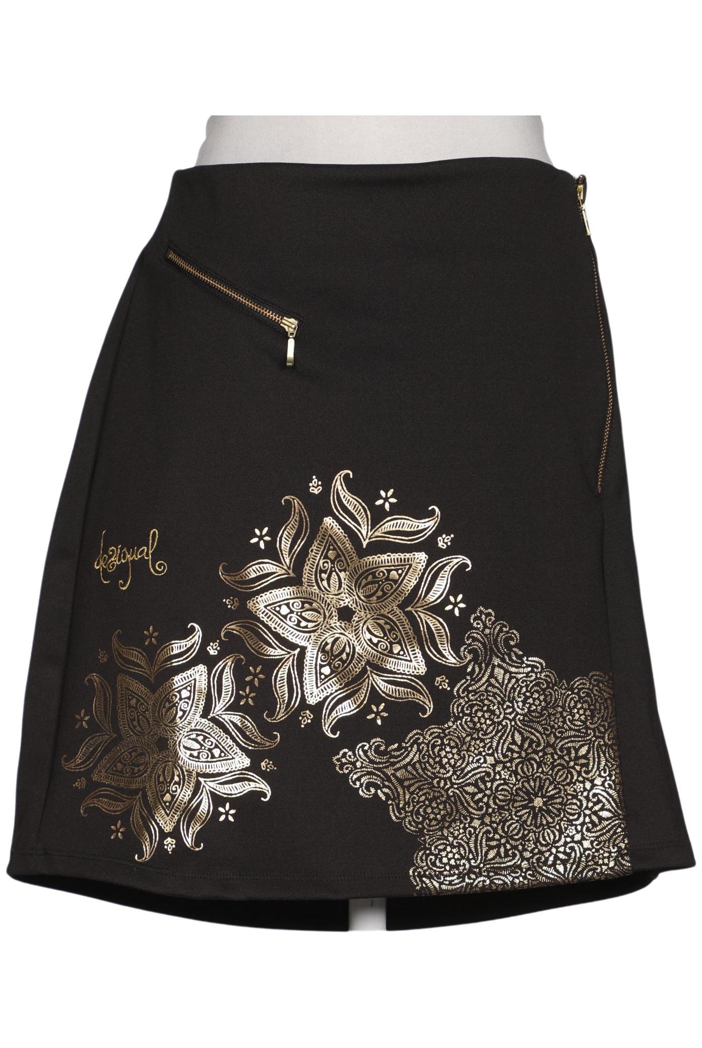 

Desigual Damen Rock, schwarz, Gr. 42