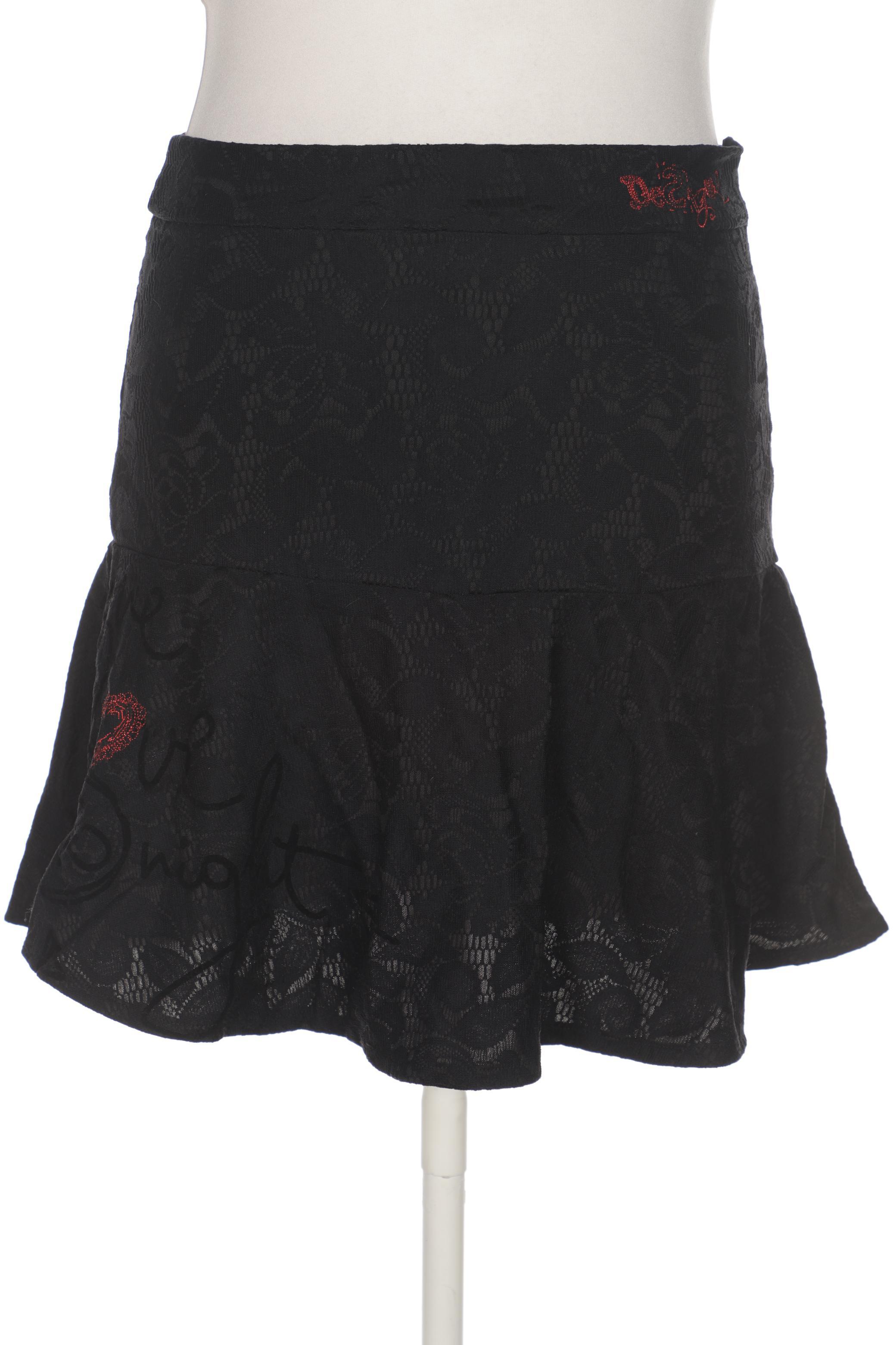 

Desigual Damen Rock, schwarz, Gr. 42