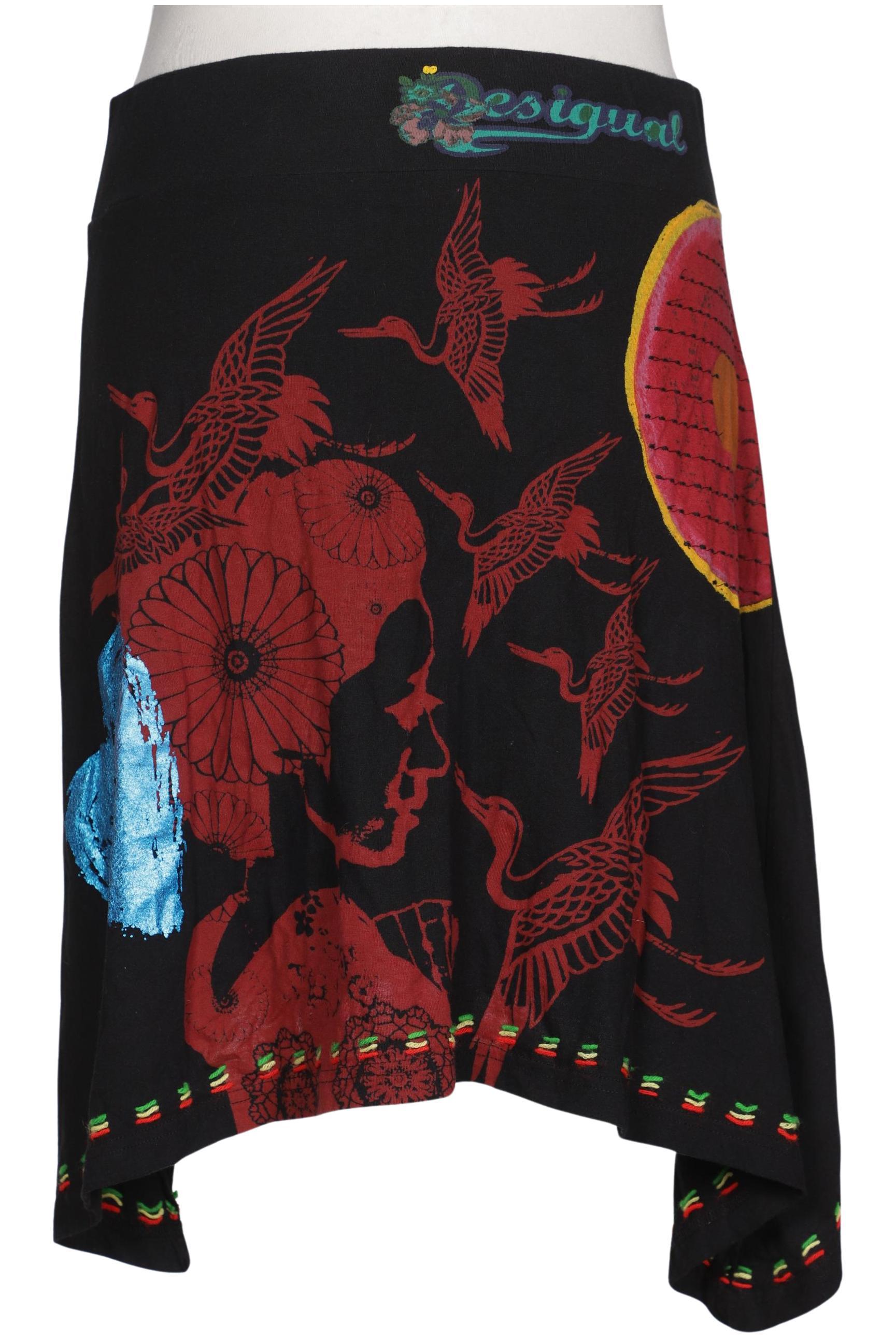 

Desigual Damen Rock, schwarz, Gr. 44