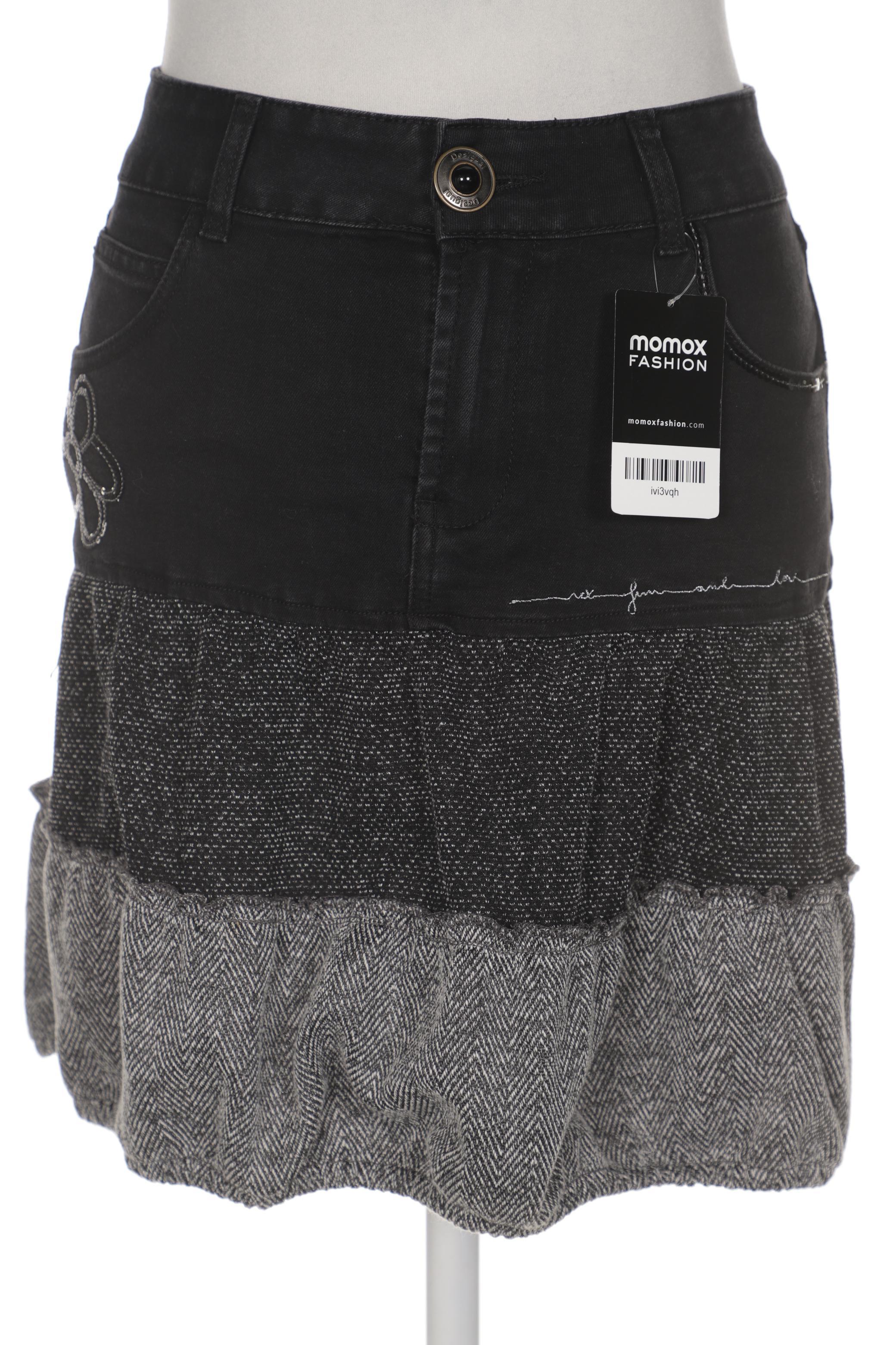 

Desigual Damen Rock, schwarz, Gr. 38