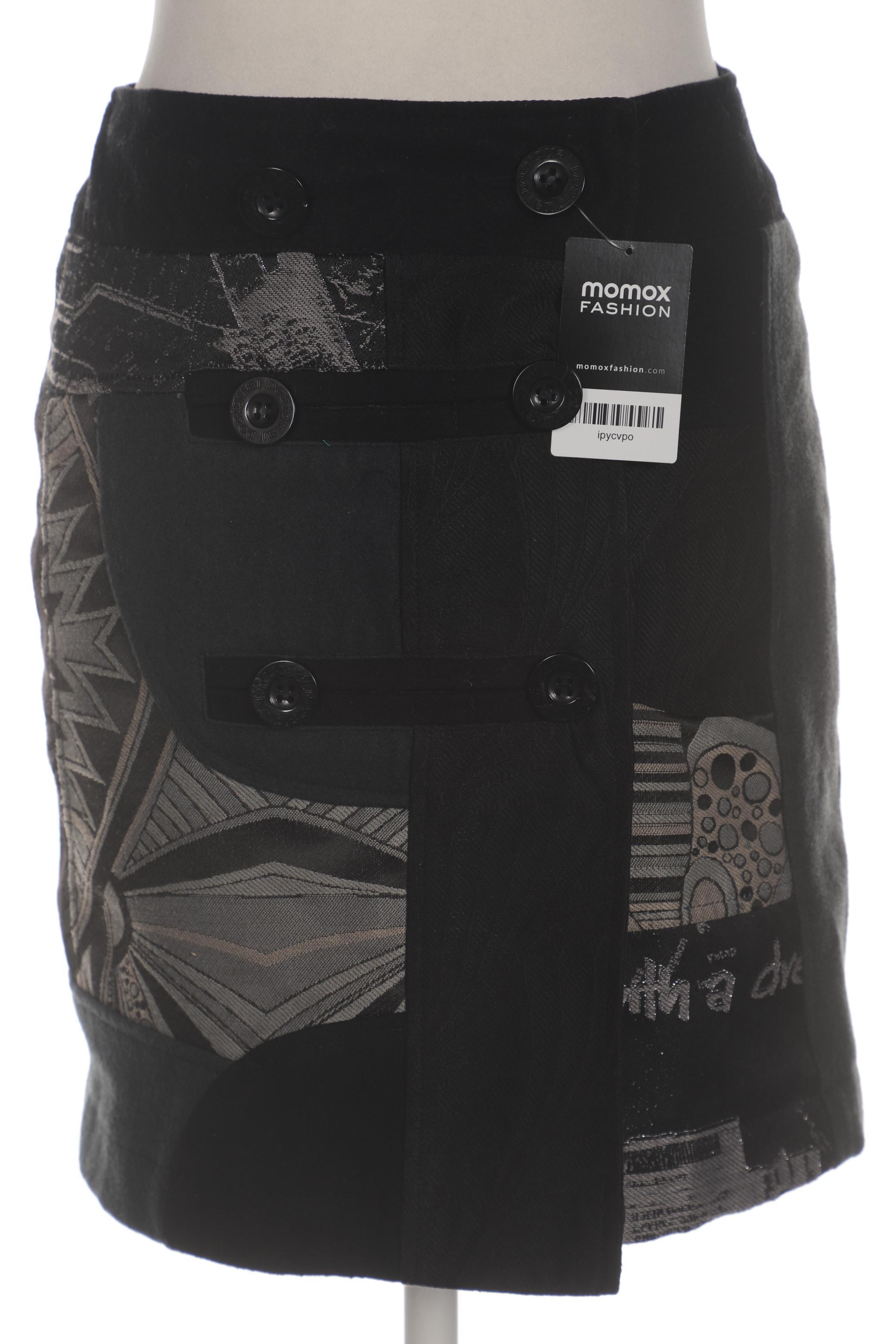 

Desigual Damen Rock, schwarz, Gr. 36
