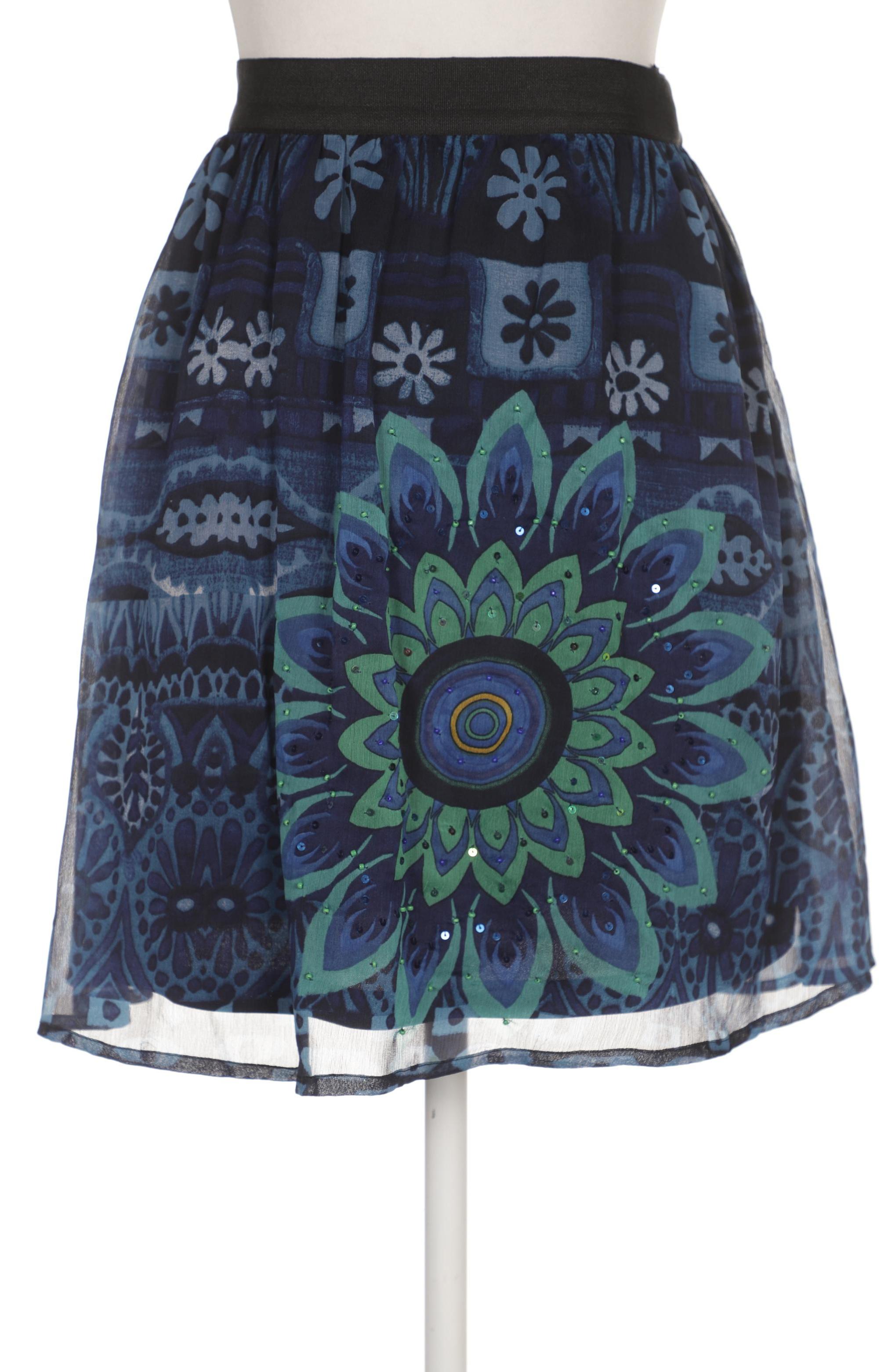 

Desigual Damen Rock, marineblau, Gr. 42