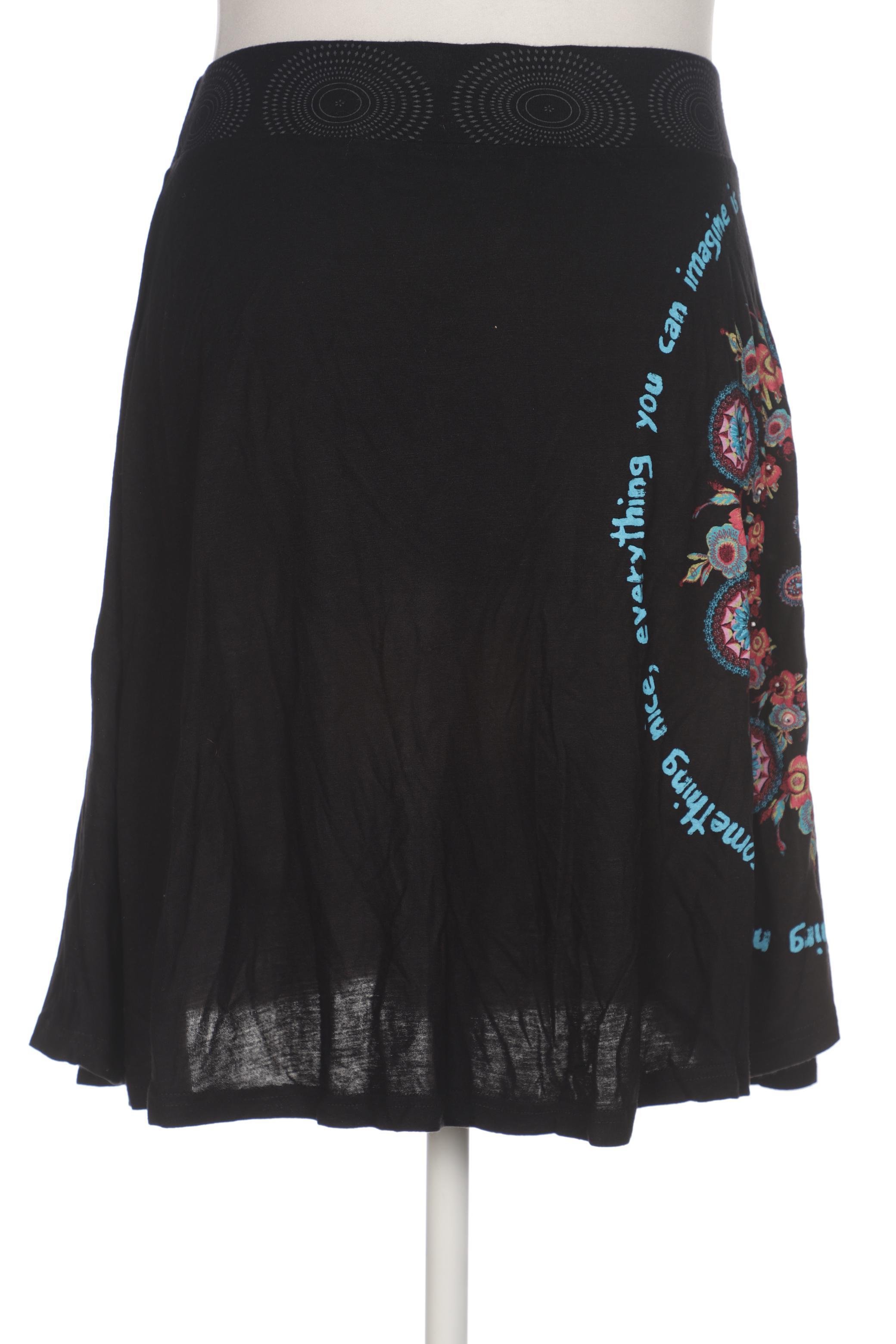

Desigual Damen Rock, schwarz, Gr. 46