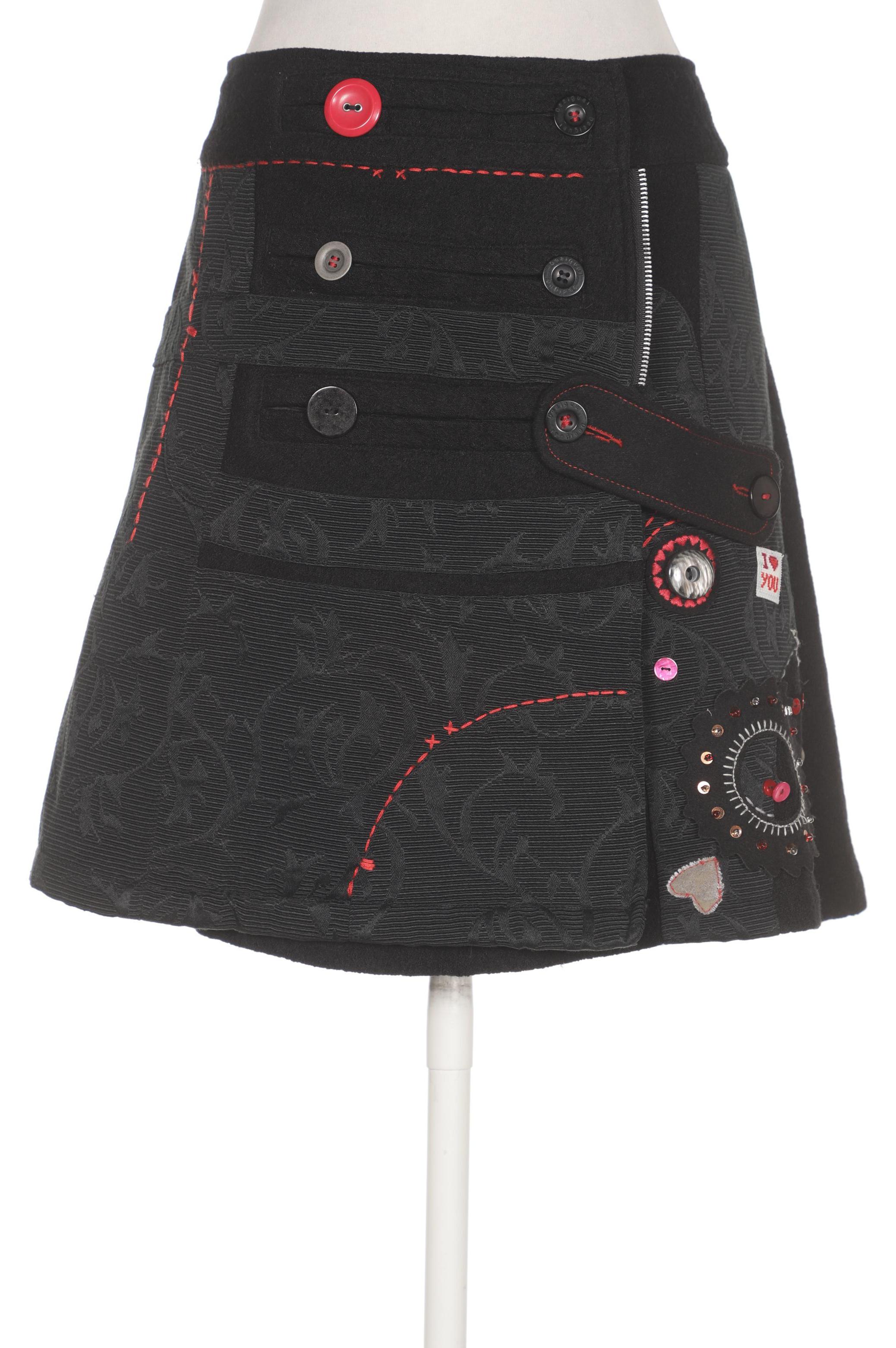 

Desigual Damen Rock, schwarz, Gr. 40