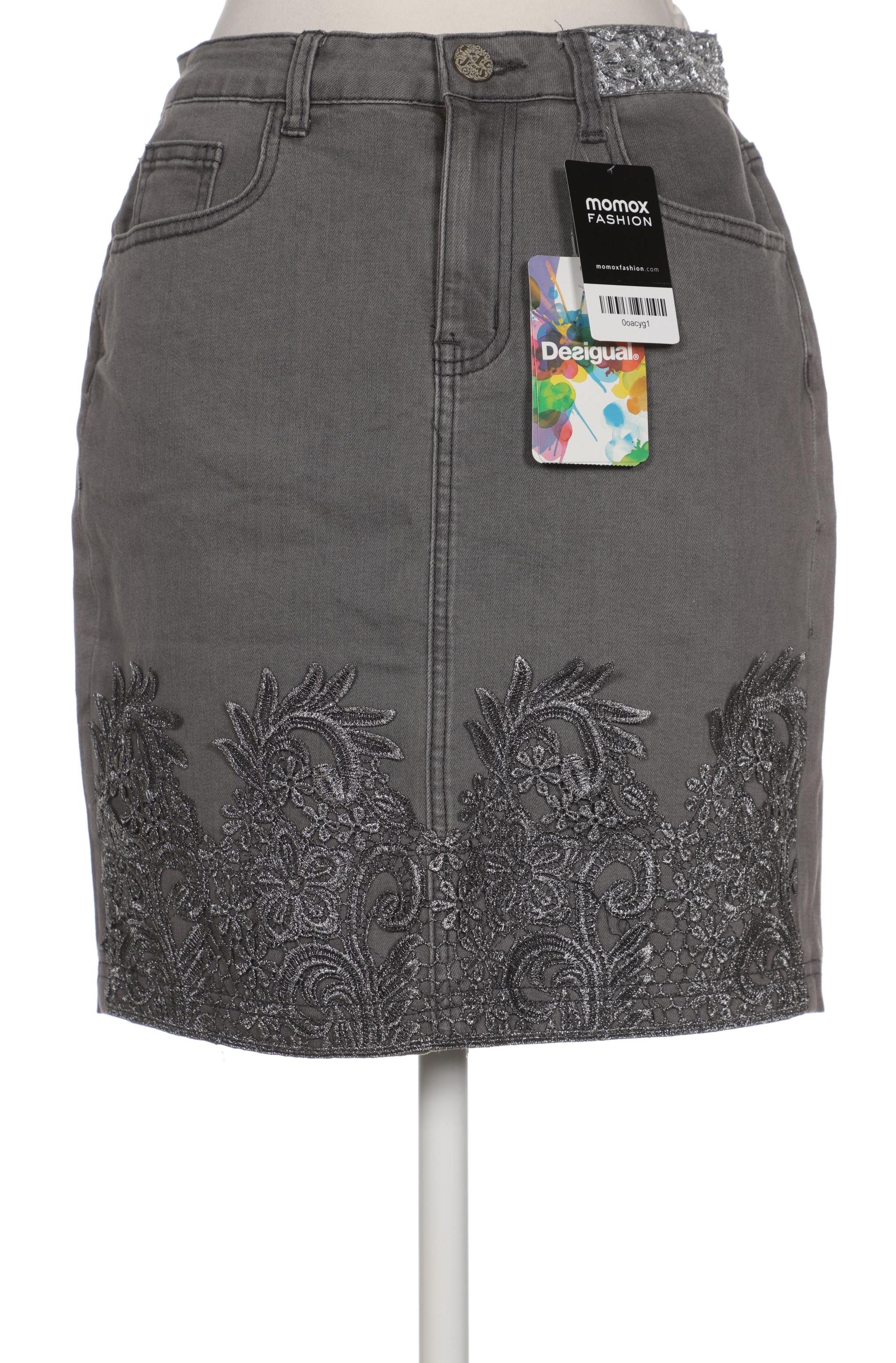 

Desigual Damen Rock, grau, Gr. 28