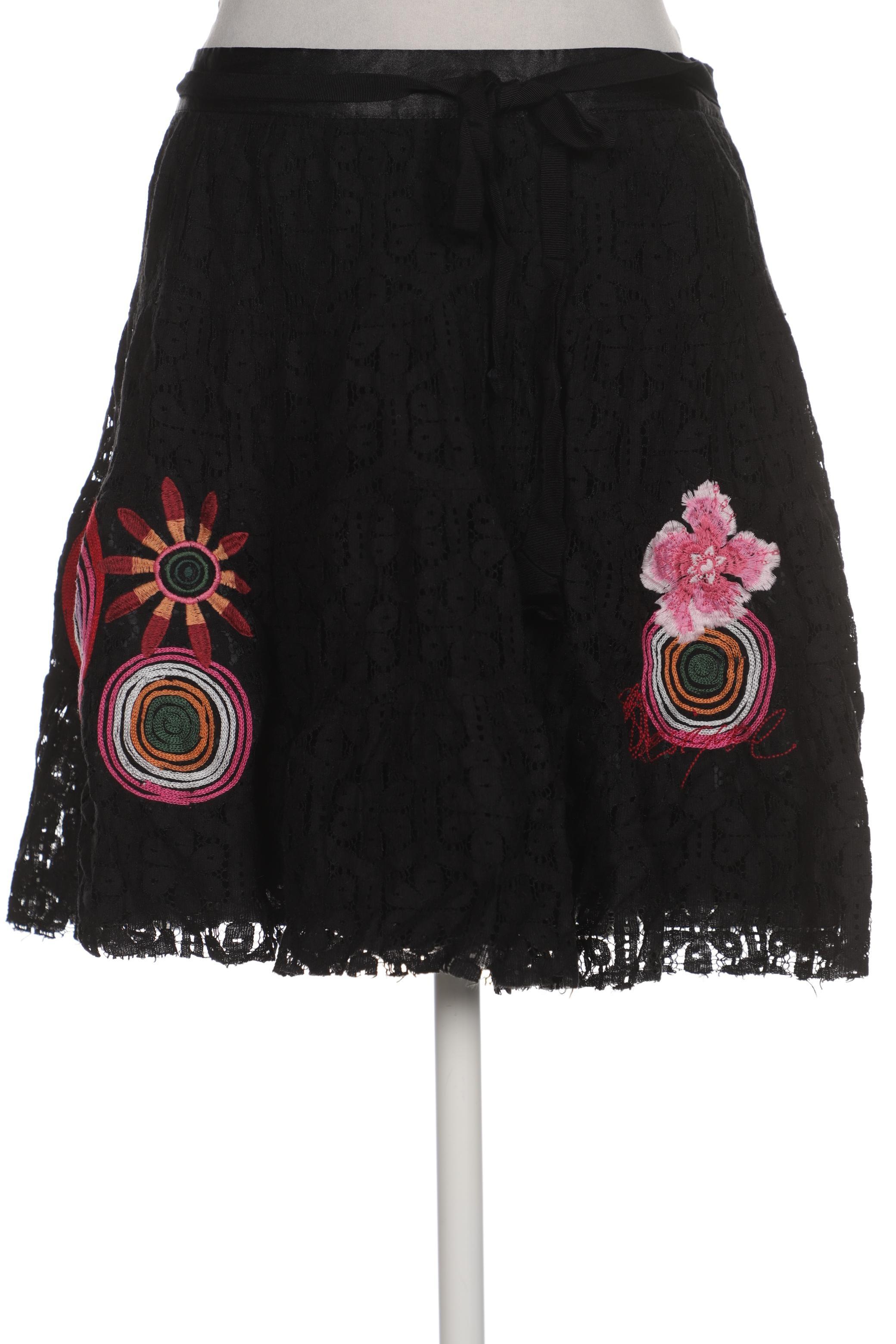

Desigual Damen Rock, schwarz, Gr. 42
