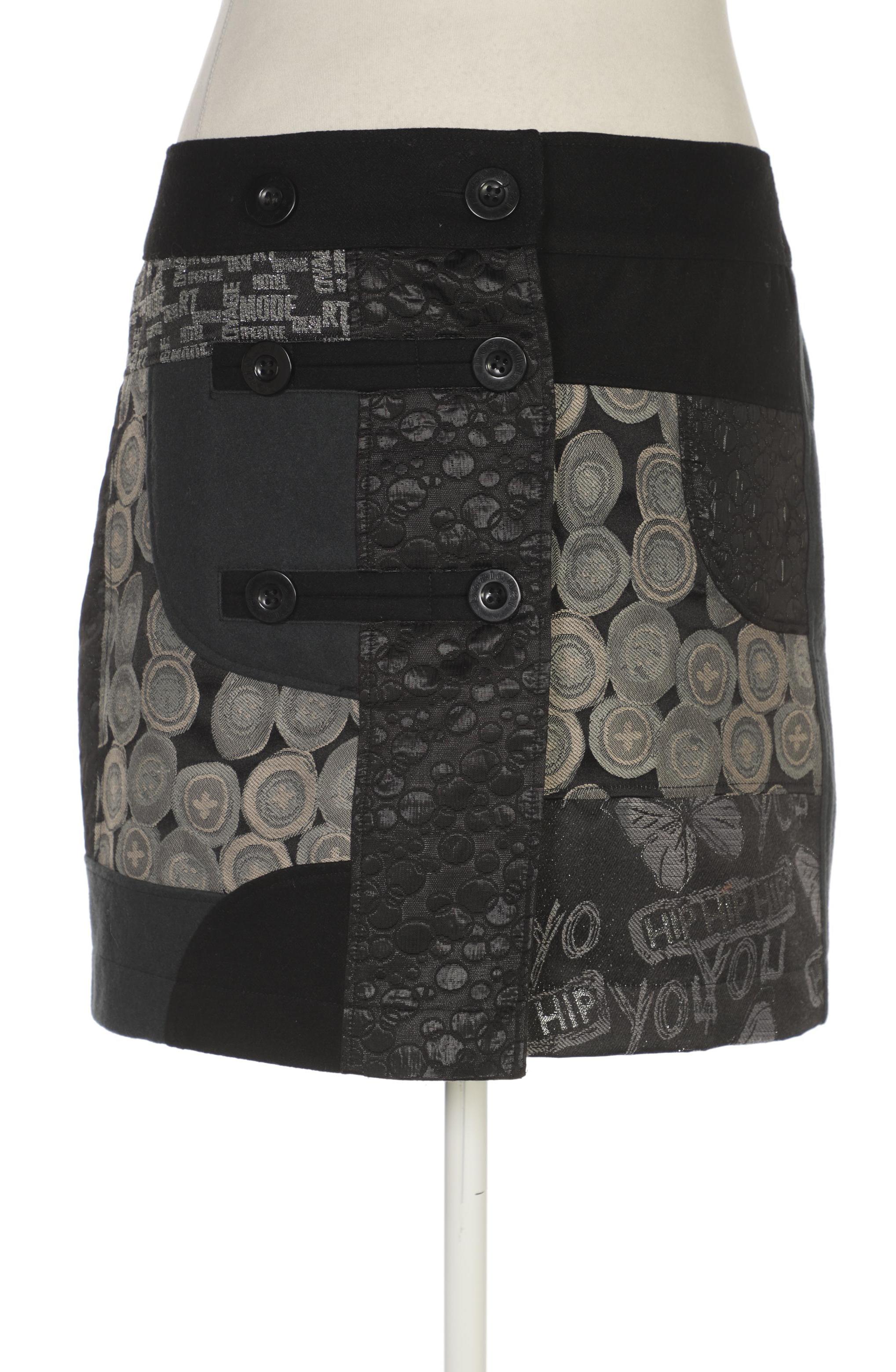 

Desigual Damen Rock, schwarz, Gr. 38