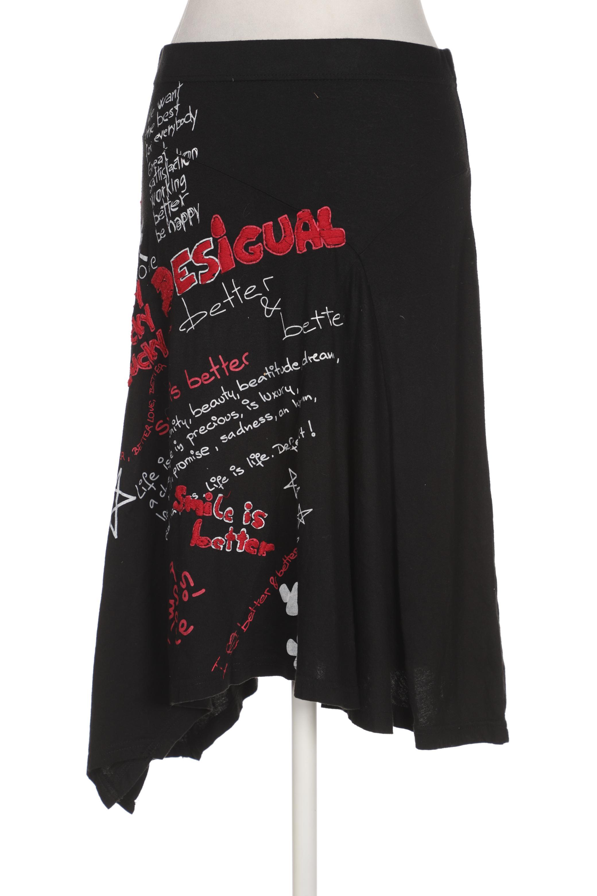 

Desigual Damen Rock, schwarz, Gr. 36