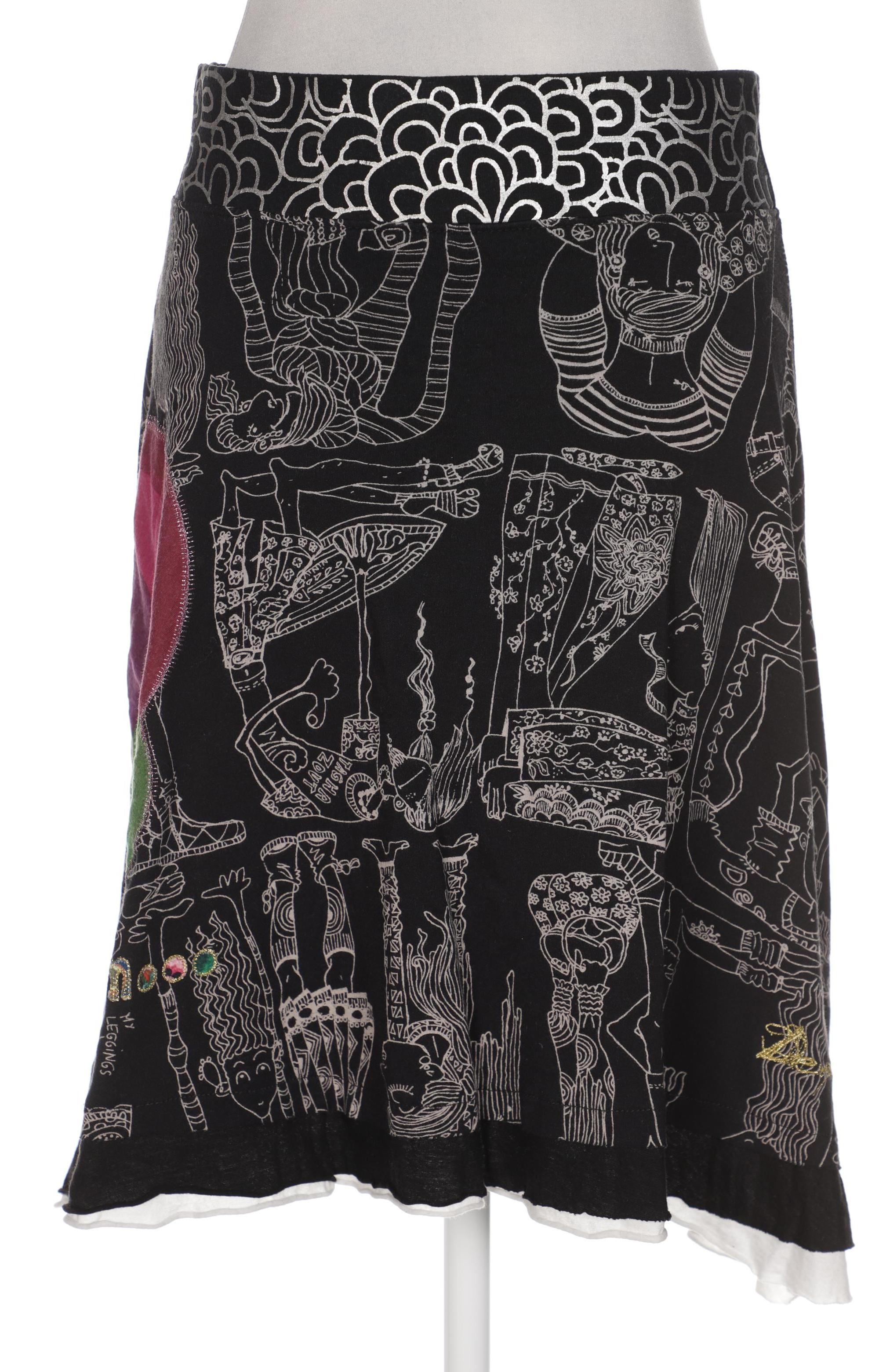 

Desigual Damen Rock, schwarz, Gr. 36