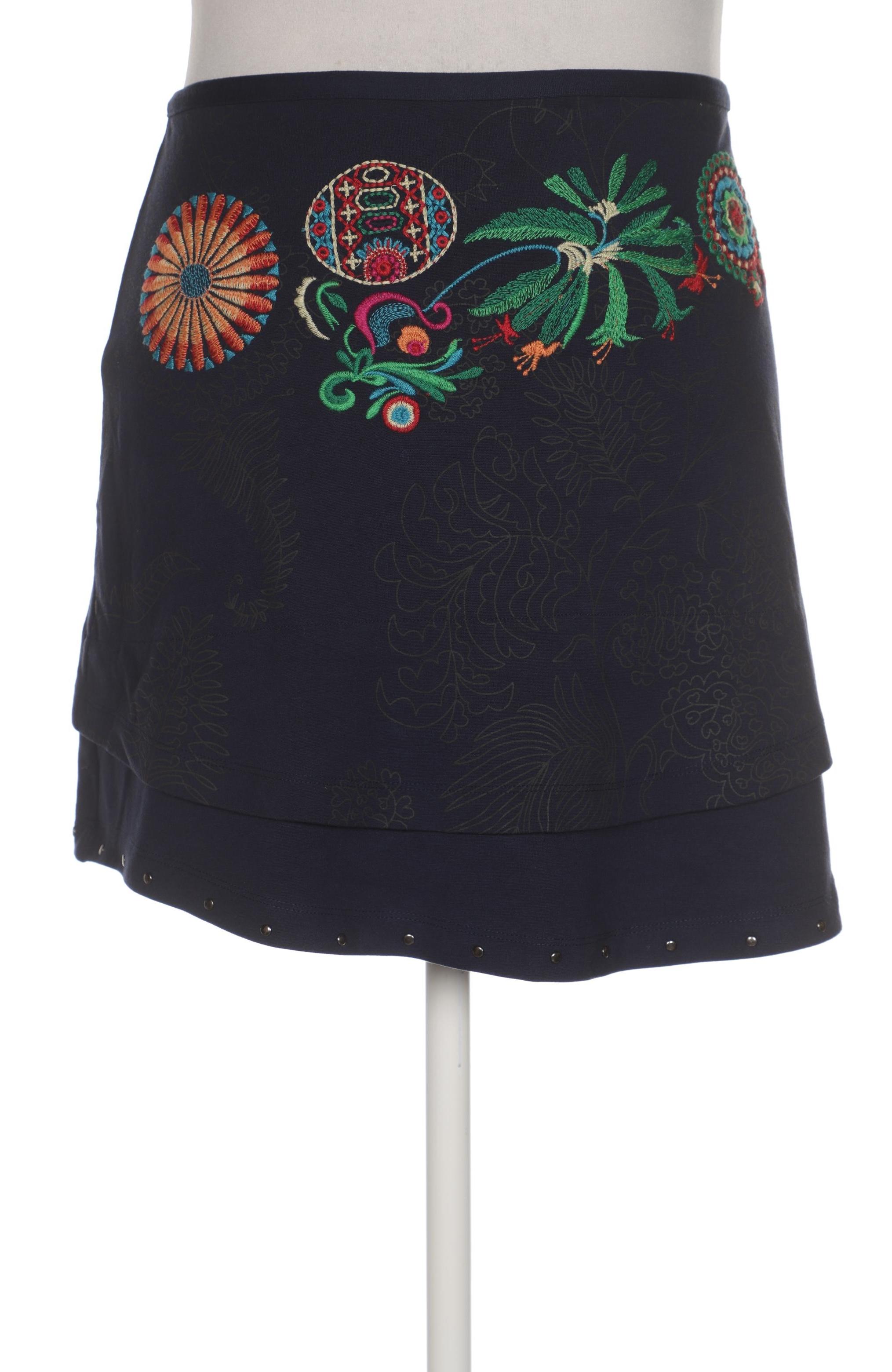 

Desigual Damen Rock, marineblau, Gr. 44