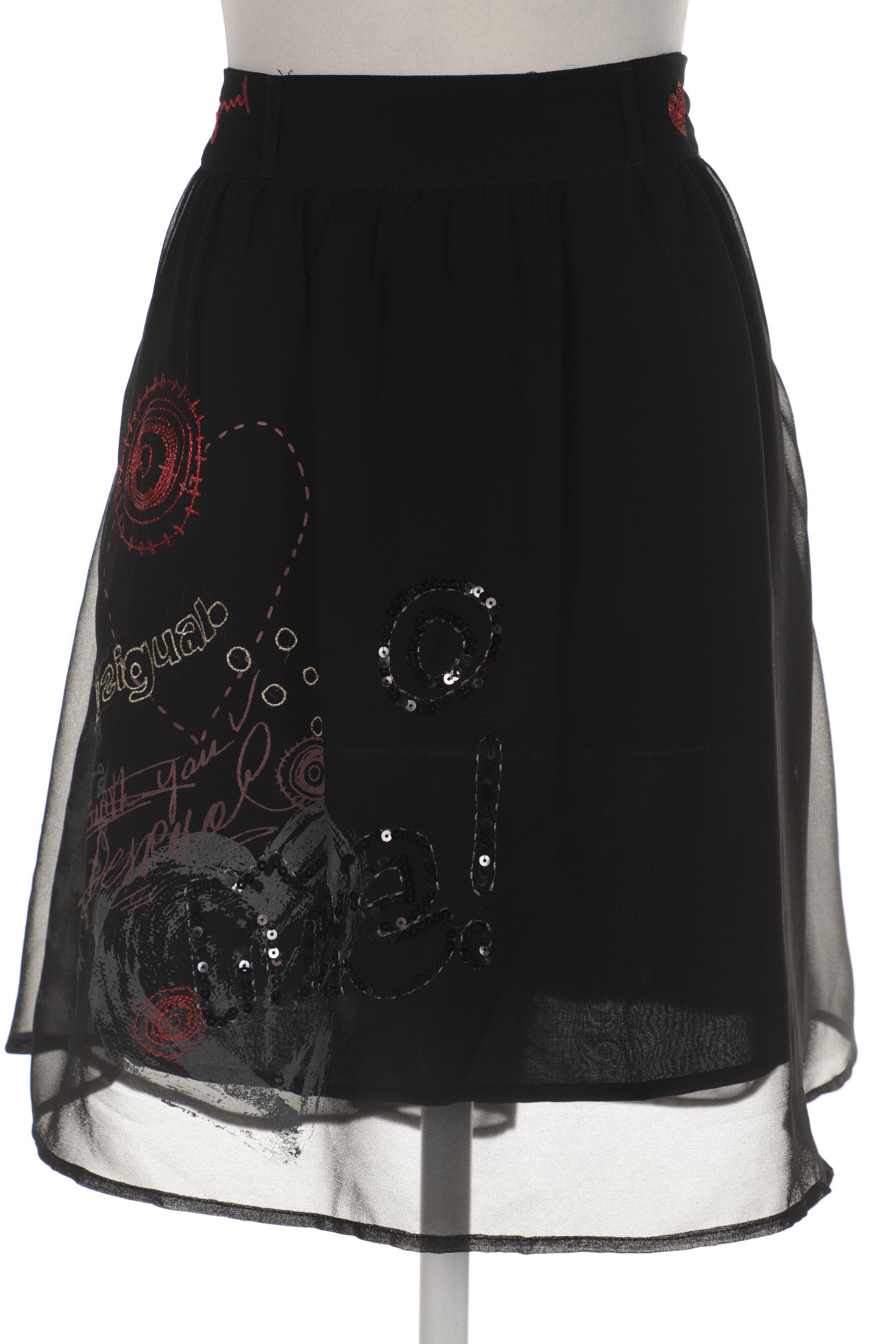 

Desigual Damen Rock, schwarz