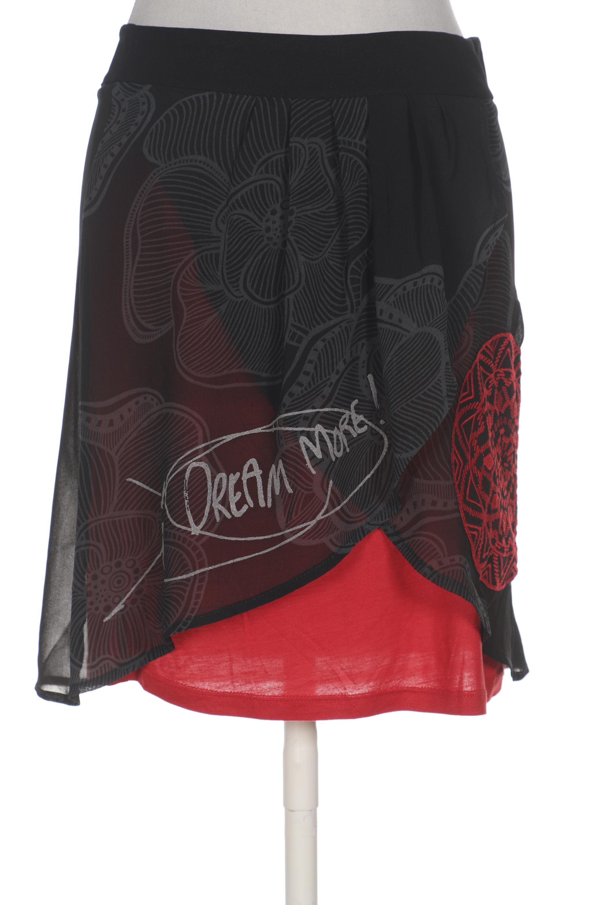 

Desigual Damen Rock, schwarz, Gr. 34