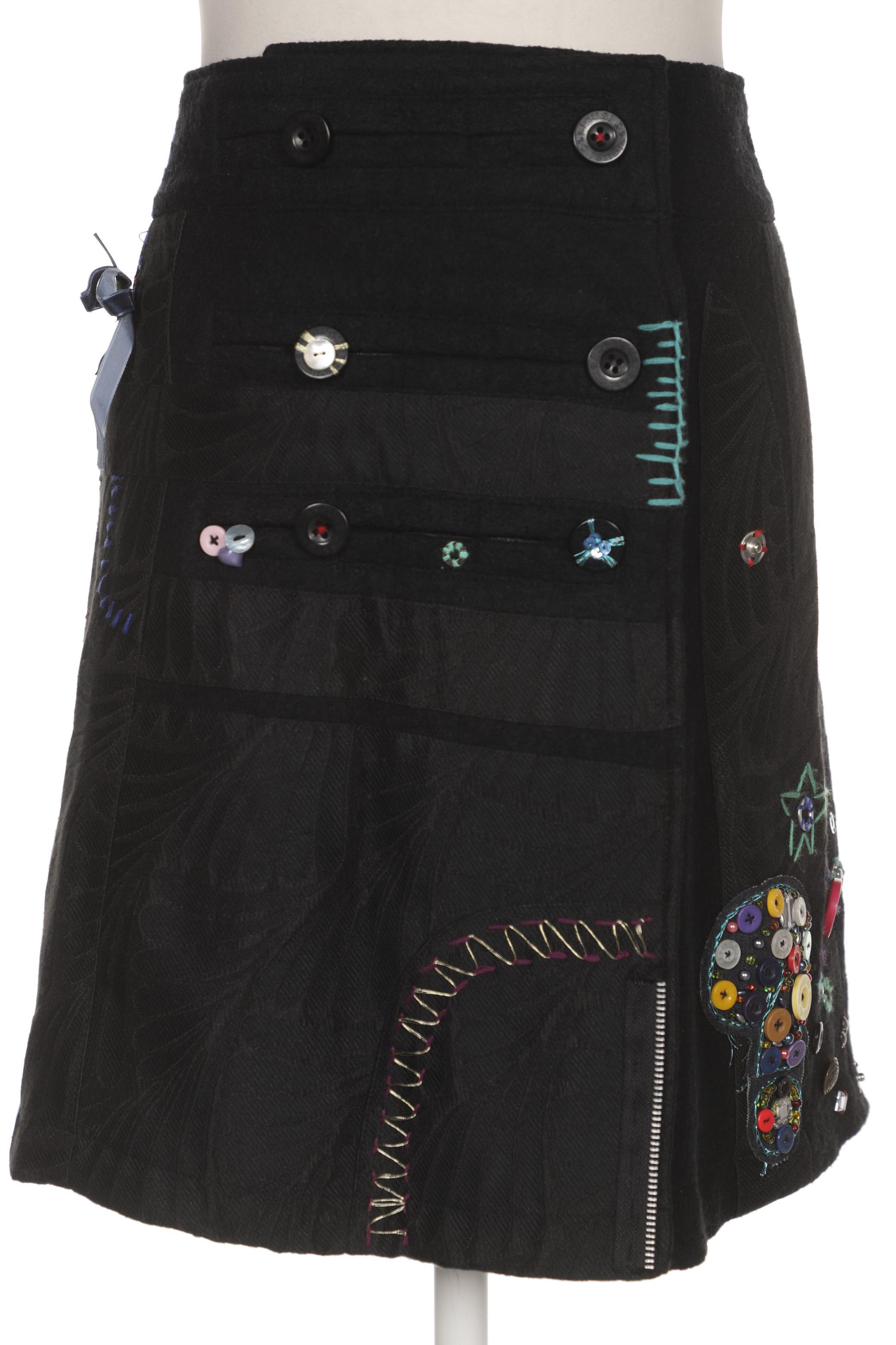 

Desigual Damen Rock, schwarz, Gr. 38