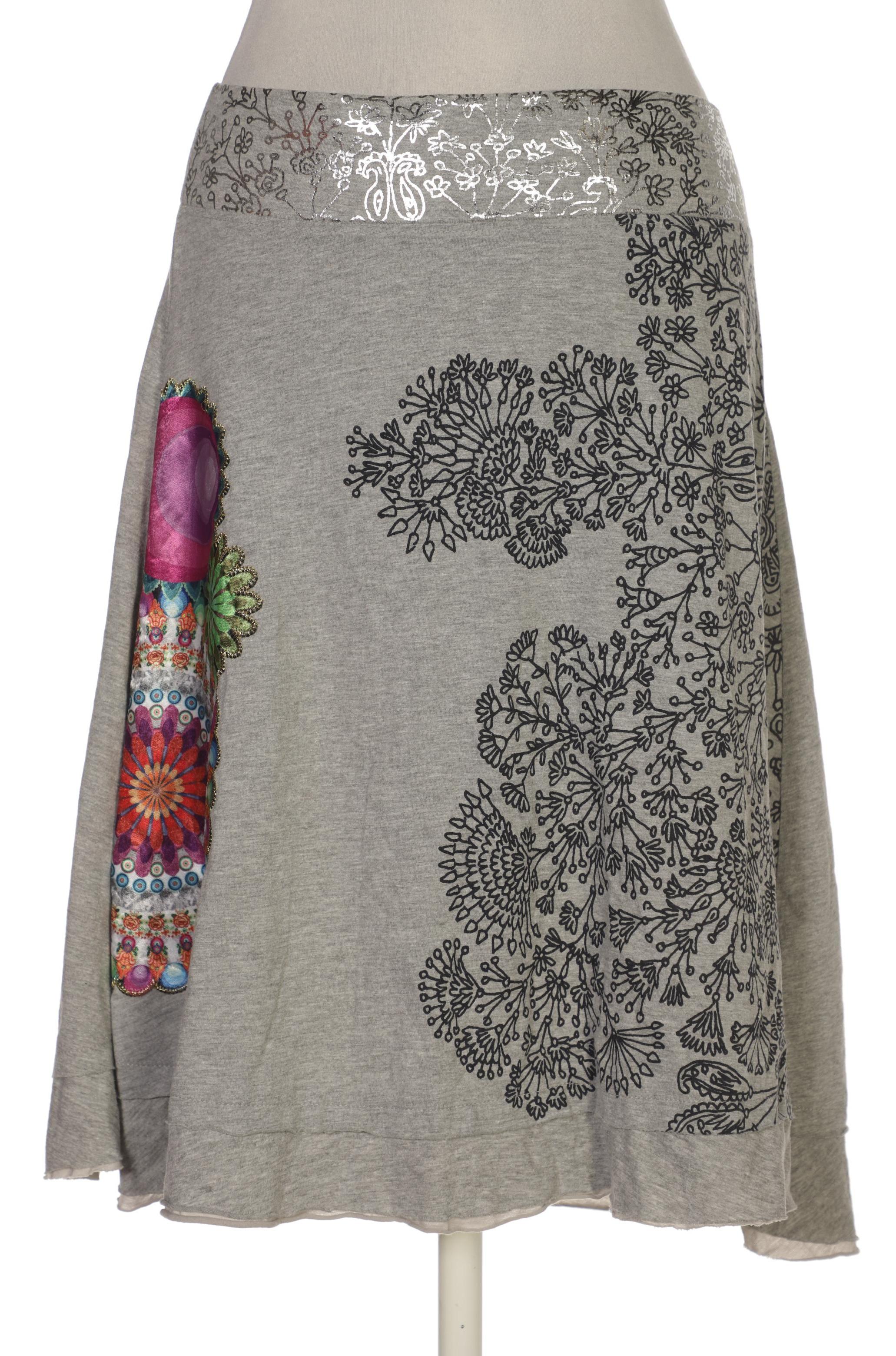 

Desigual Damen Rock, grau, Gr. 38