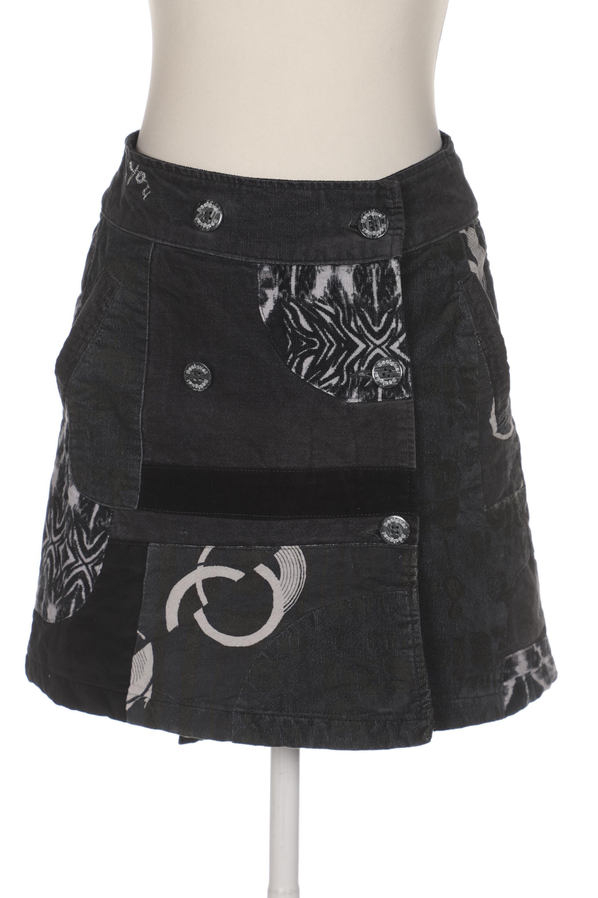 

Desigual Damen Rock, grau, Gr. 34