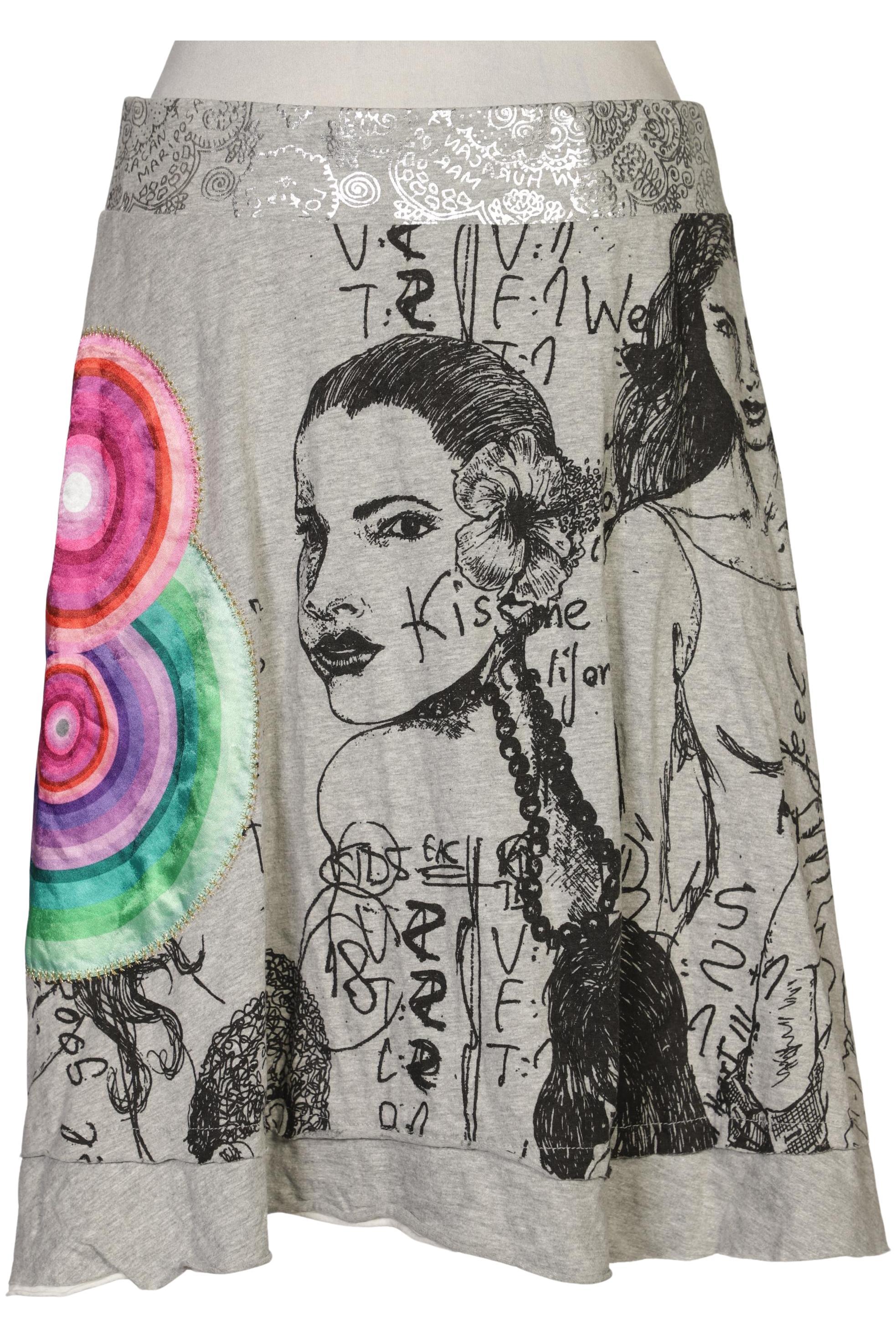 

Desigual Damen Rock, grau, Gr. 38