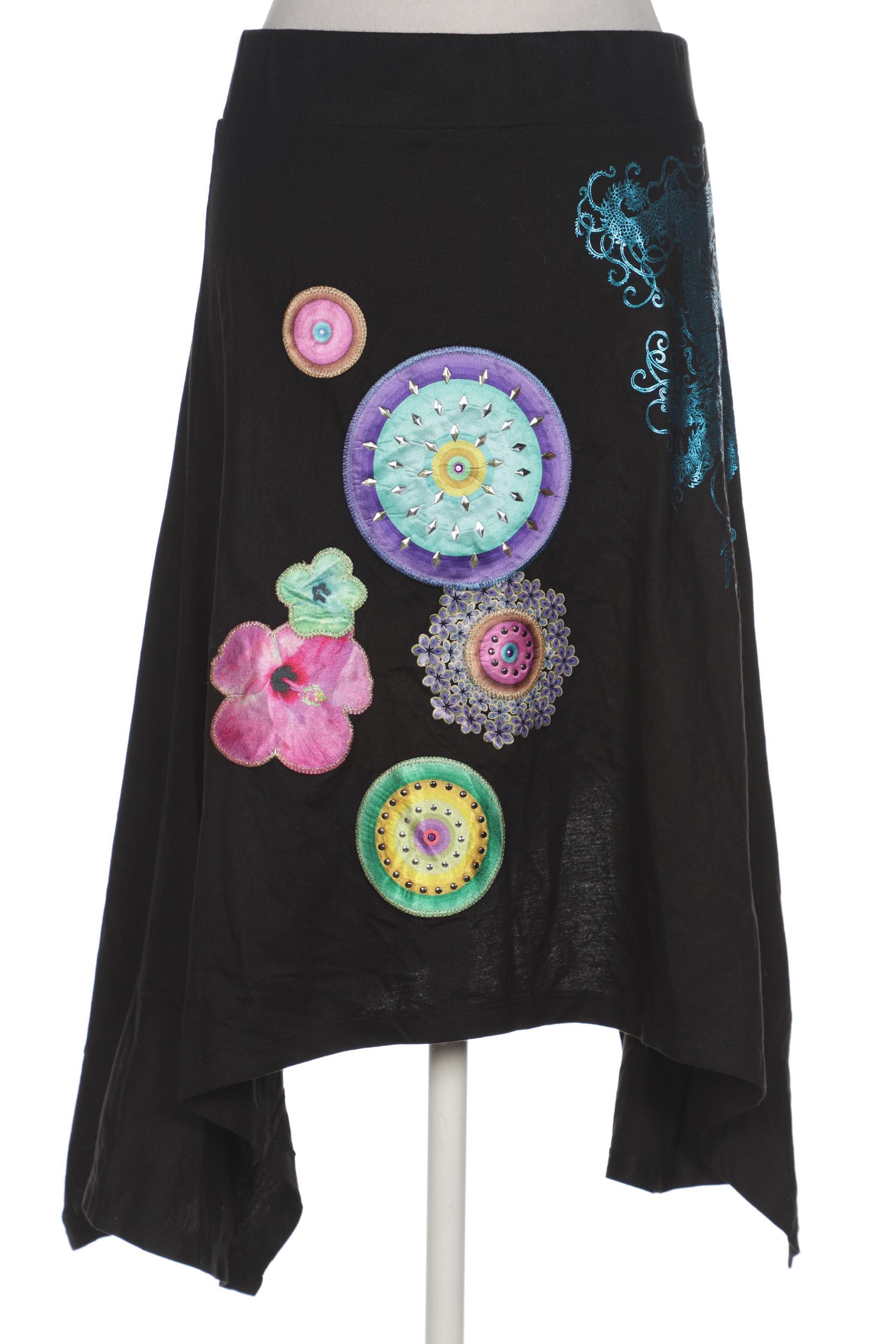 

Desigual Damen Rock, schwarz, Gr. 38
