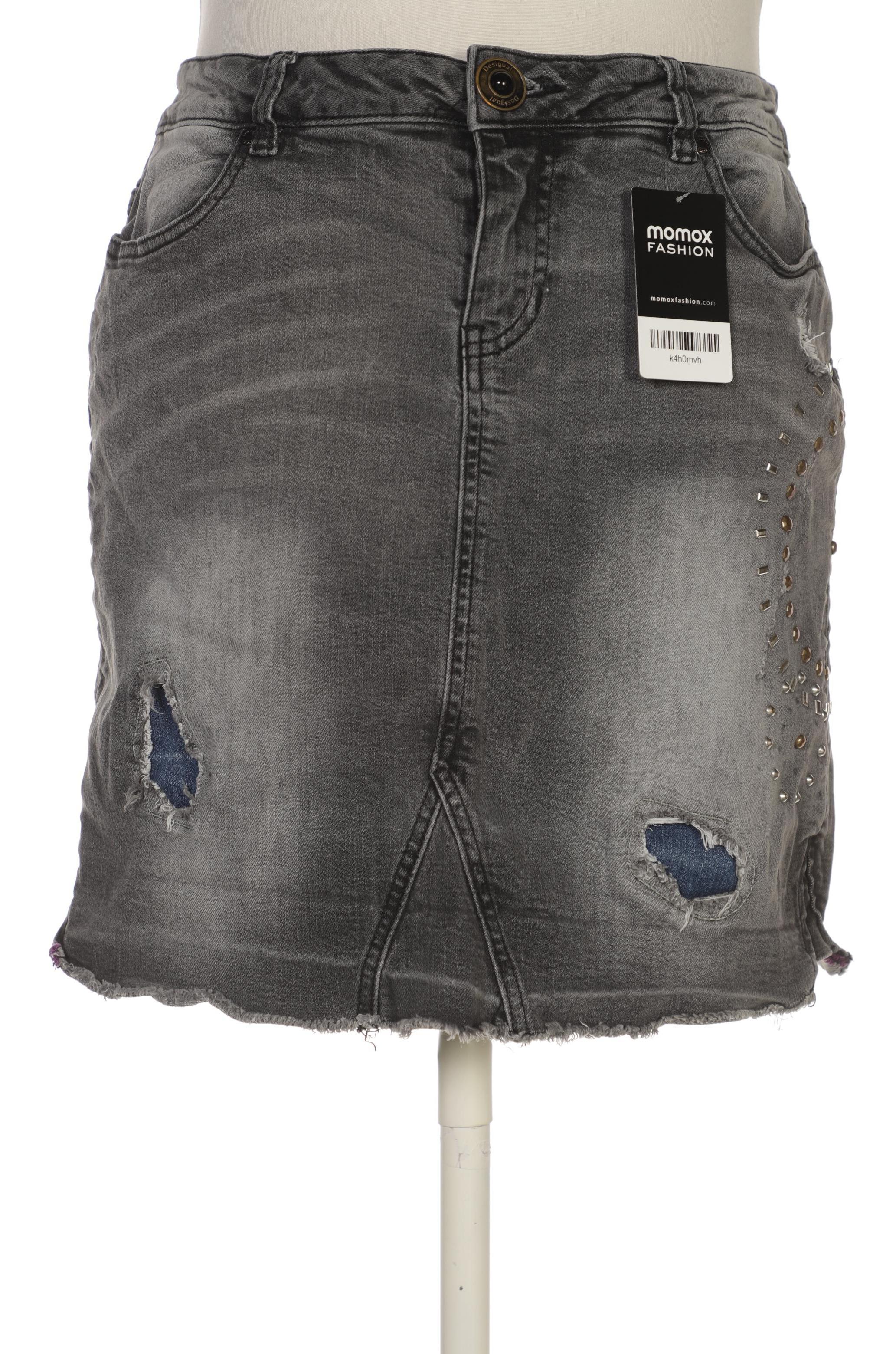 

Desigual Damen Rock, grau, Gr. 42