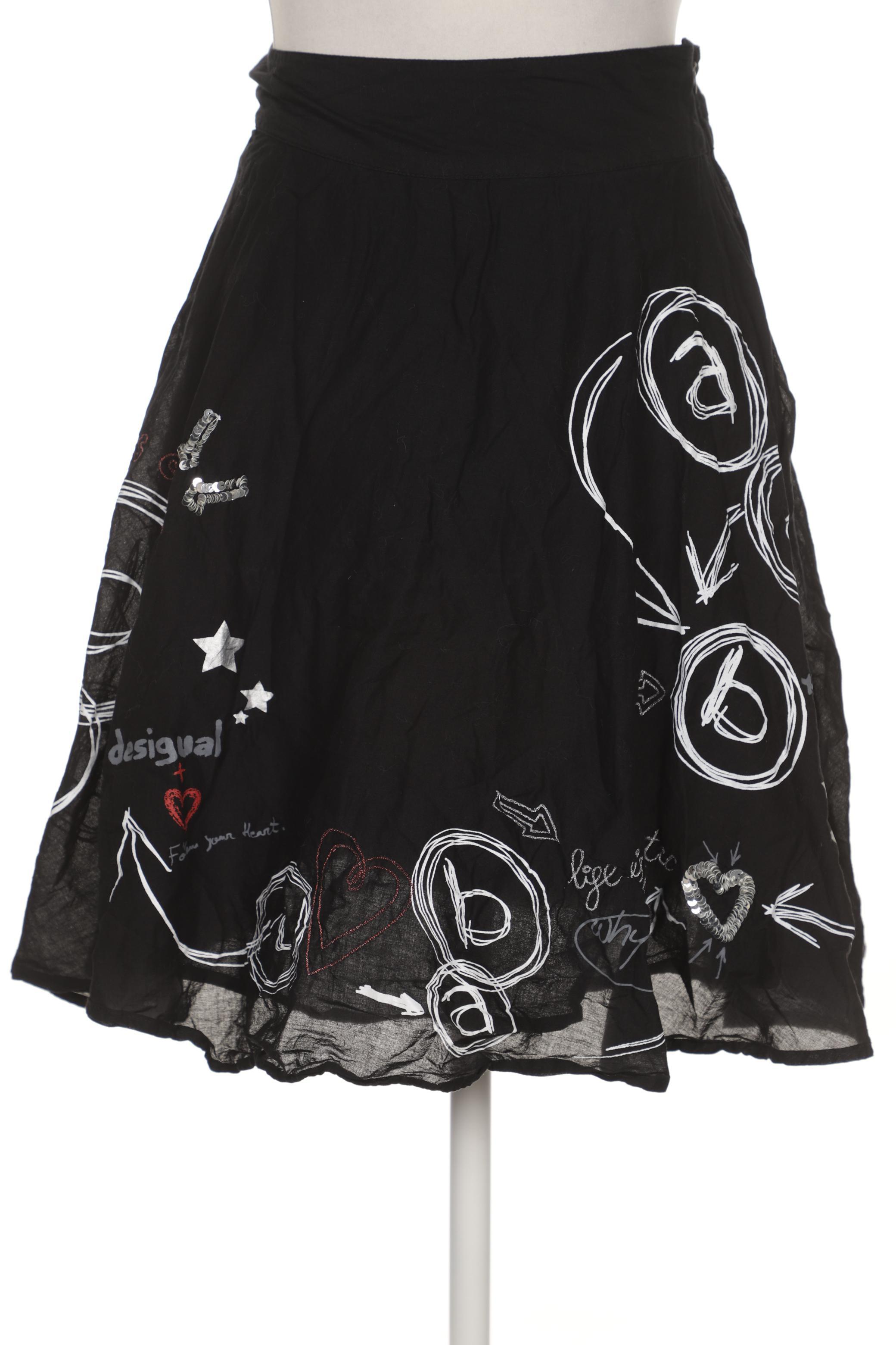 

Desigual Damen Rock, schwarz, Gr. 36