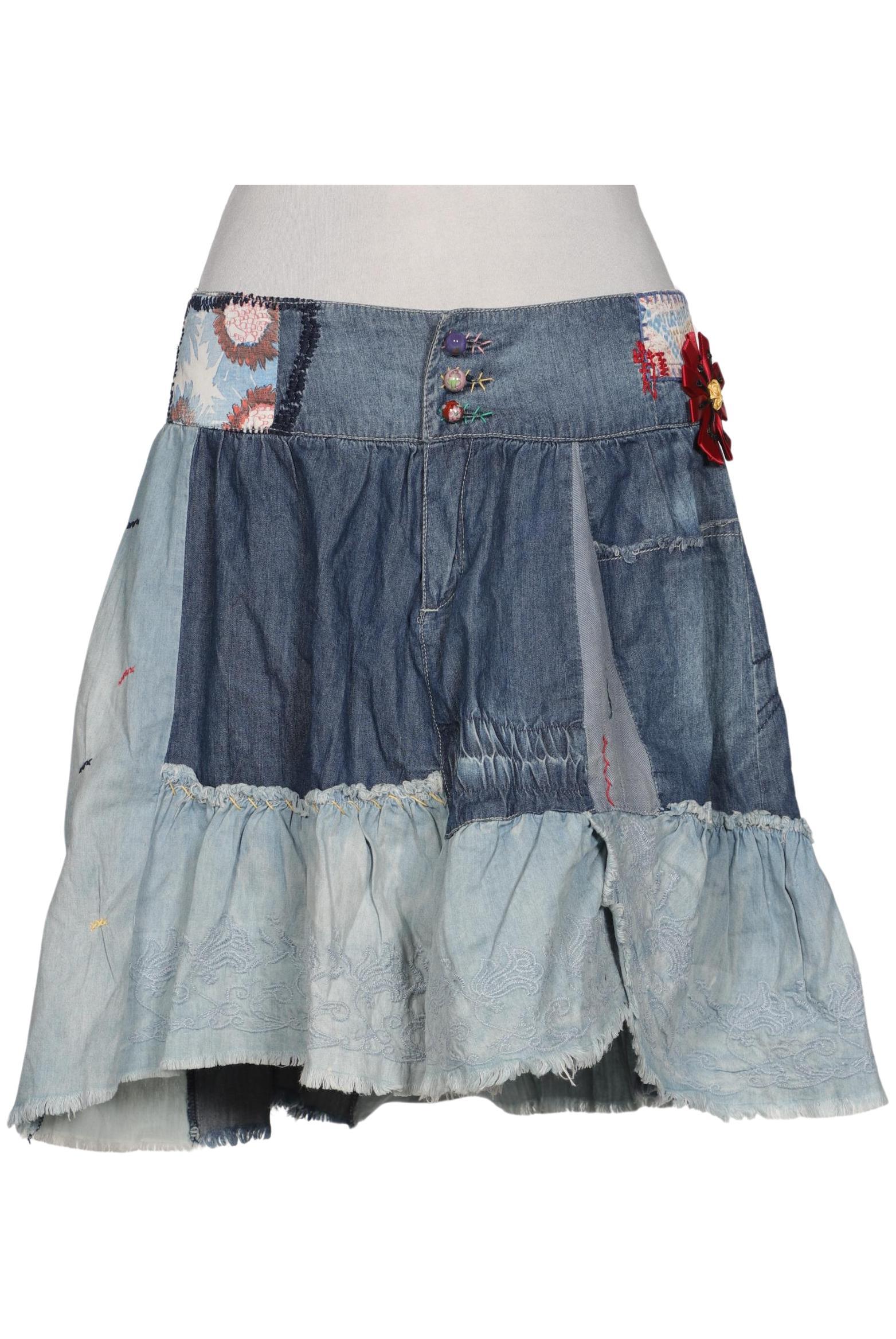 

Desigual Damen Rock, blau, Gr. 40