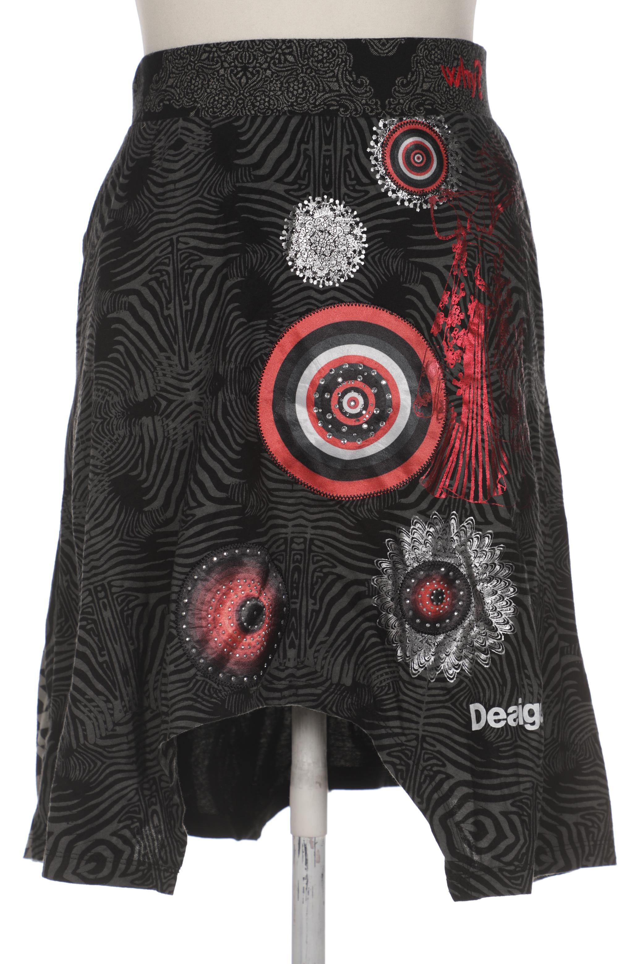 

Desigual Damen Rock, schwarz, Gr. 38
