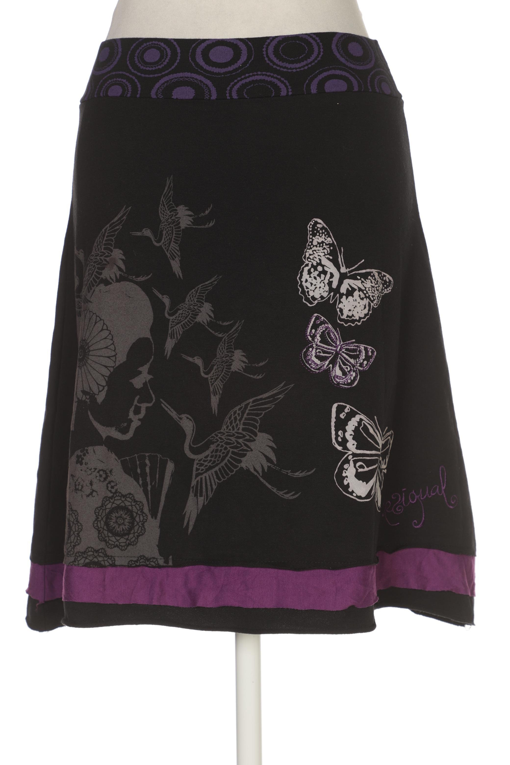 

Desigual Damen Rock, schwarz, Gr. 34