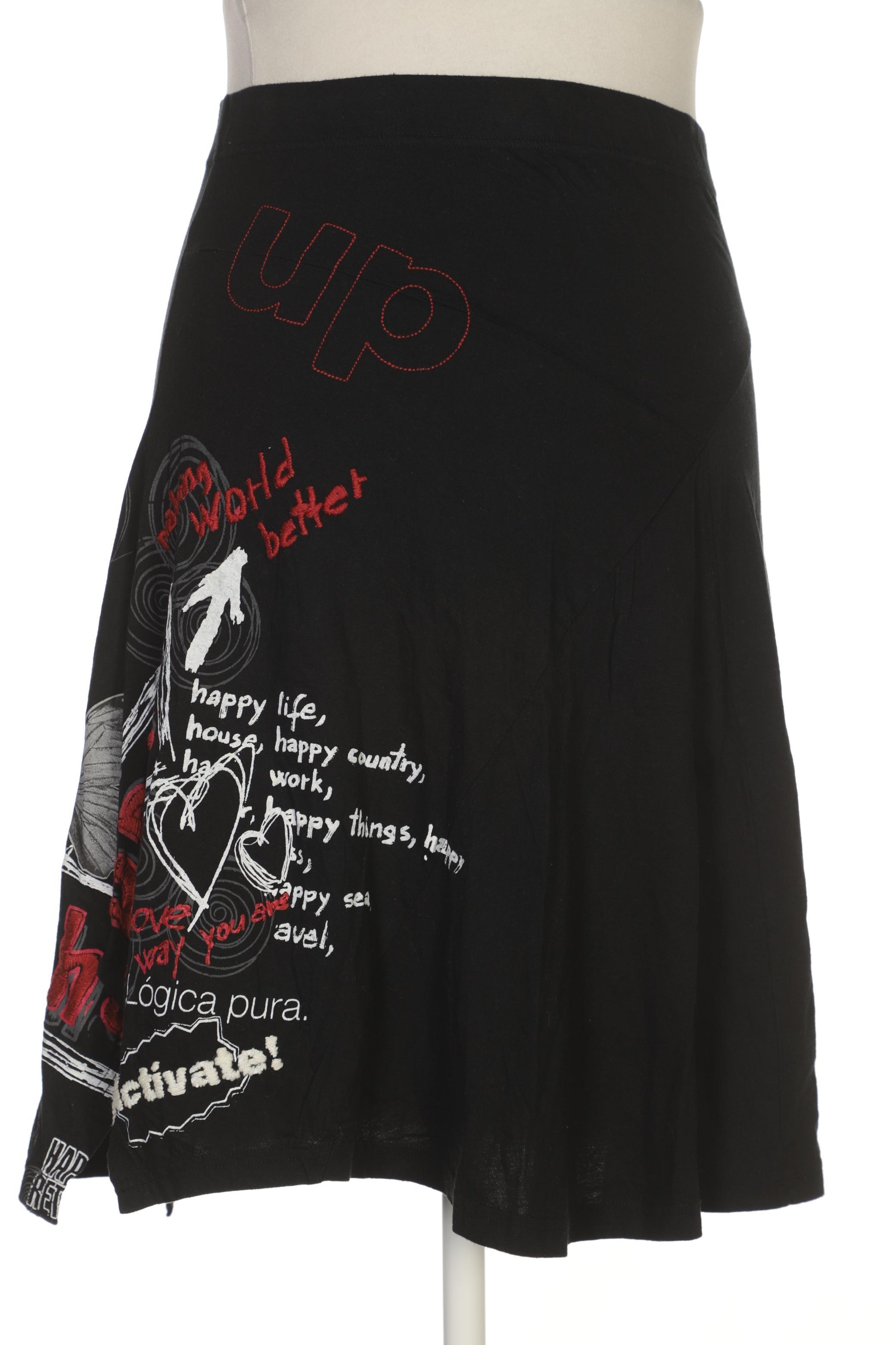 

Desigual Damen Rock, schwarz, Gr. 44