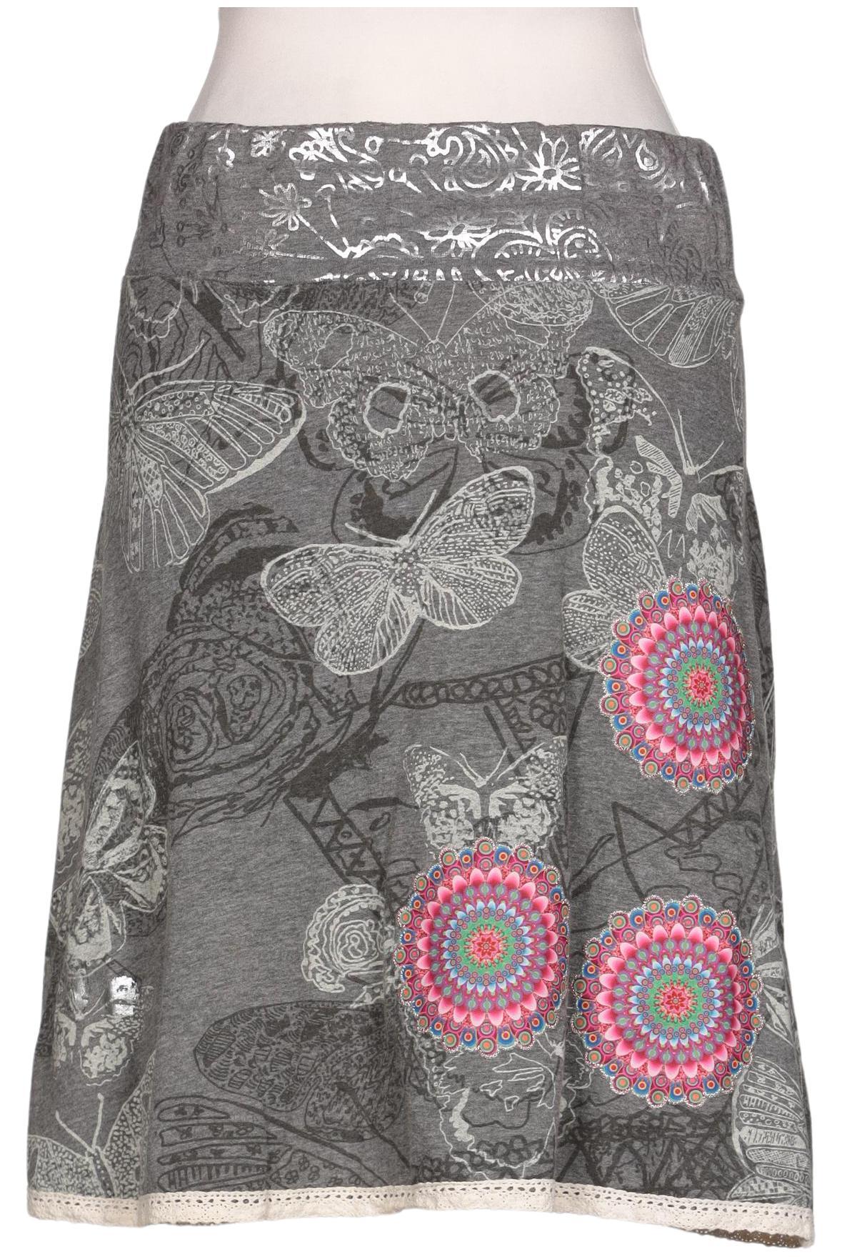 

Desigual Damen Rock, grau, Gr. 38