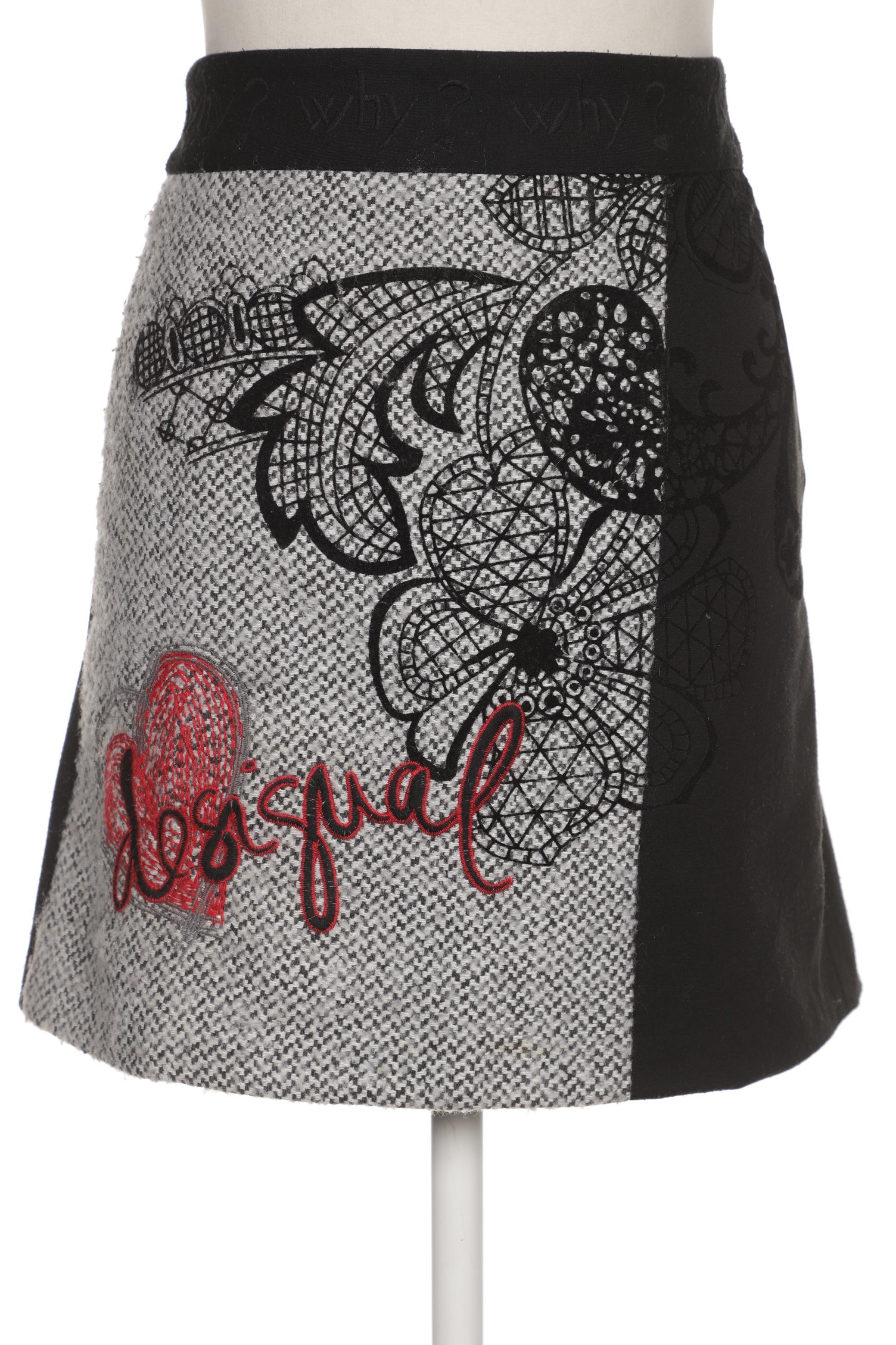 

Desigual Damen Rock, schwarz, Gr. 34