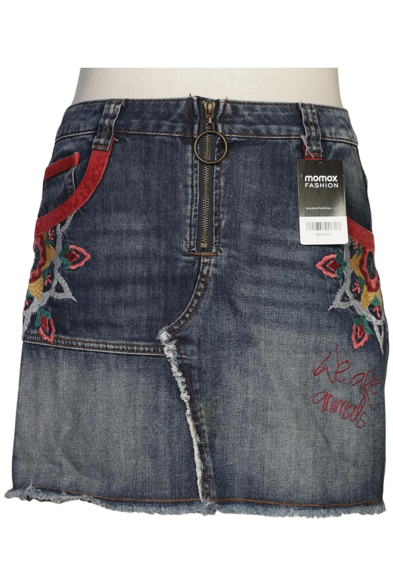 

Desigual Damen Rock, marineblau, Gr. 31