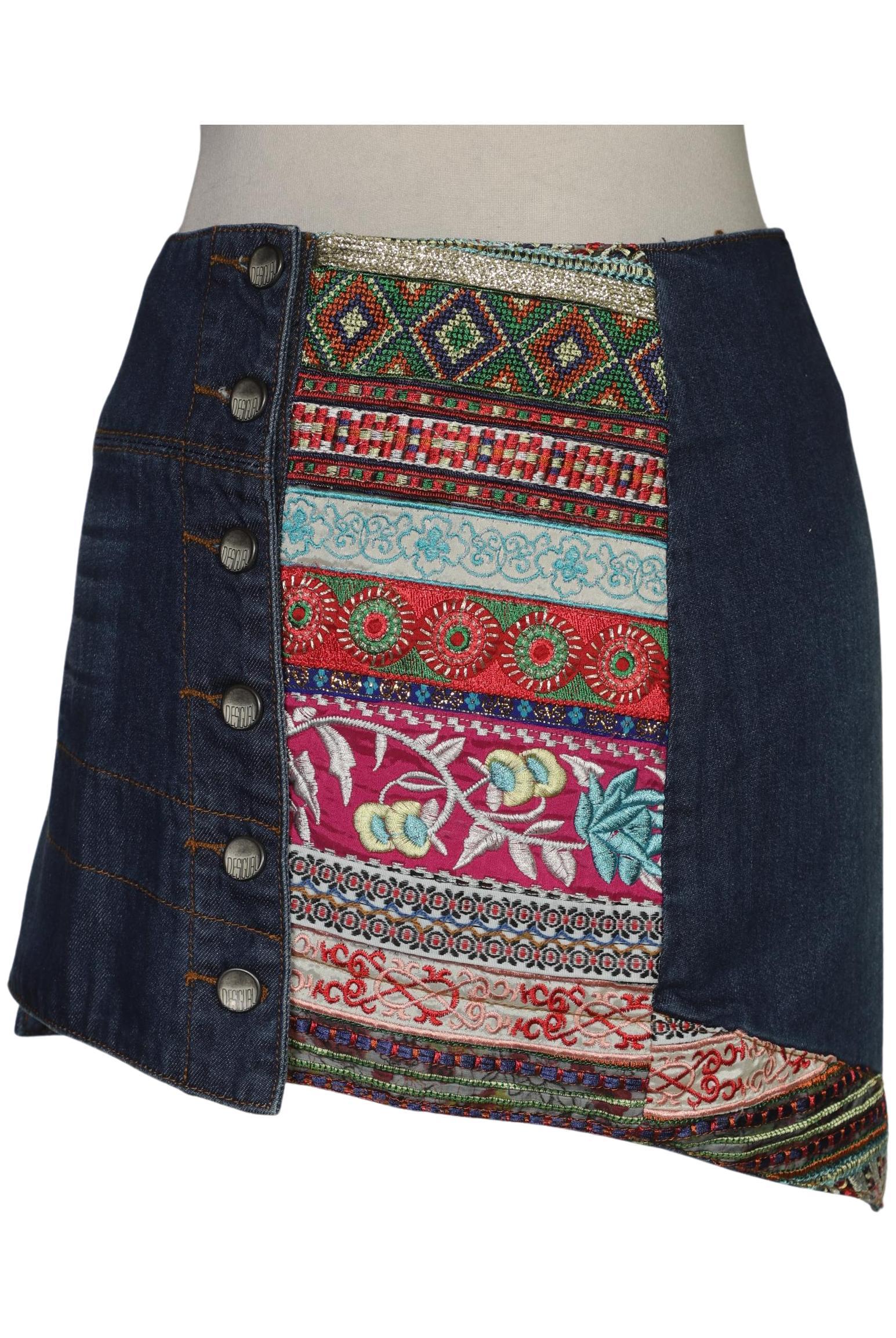 

Desigual Damen Rock, marineblau, Gr. 38