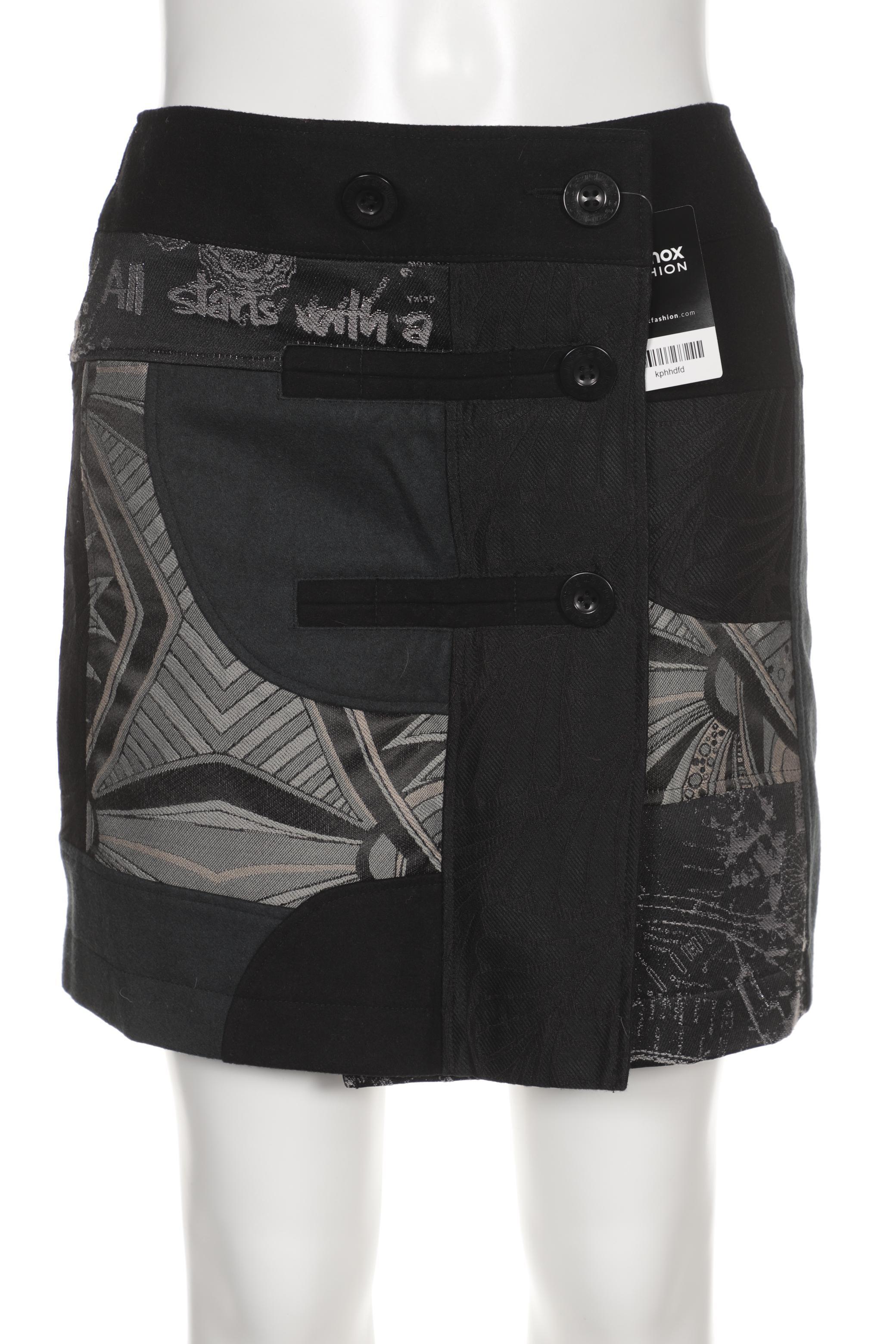 

Desigual Damen Rock, schwarz, Gr. 42