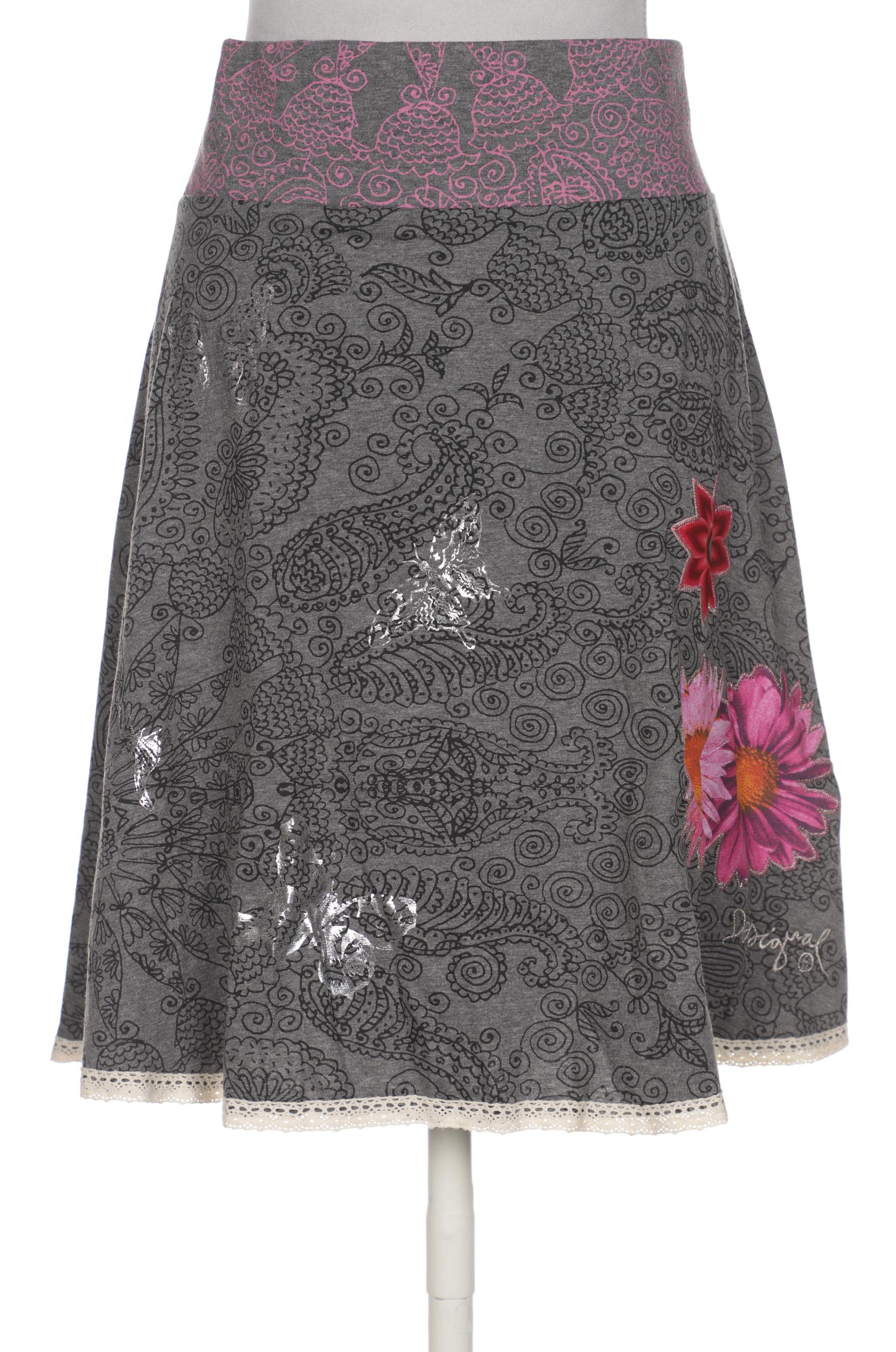 

Desigual Damen Rock, grau, Gr. 38