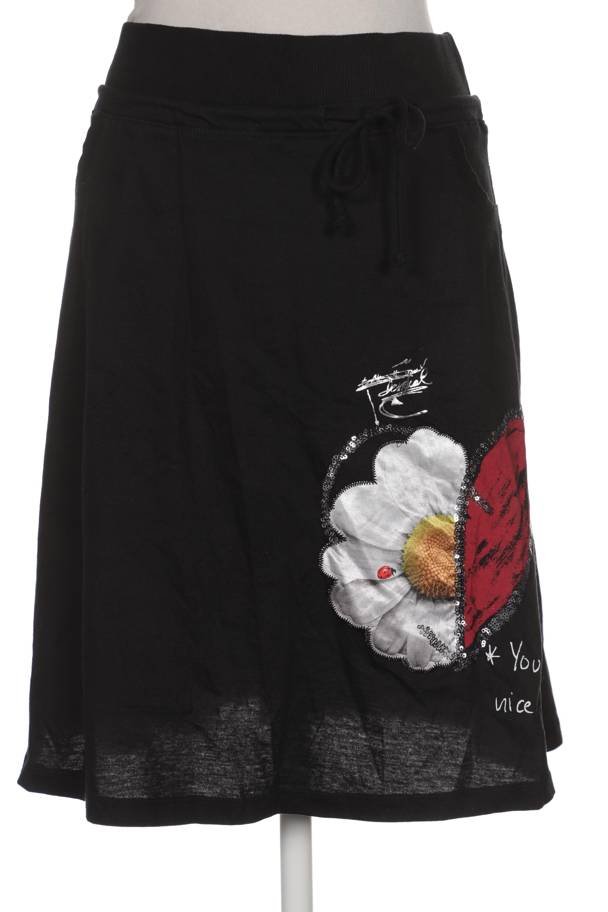 

Desigual Damen Rock, schwarz, Gr. 38
