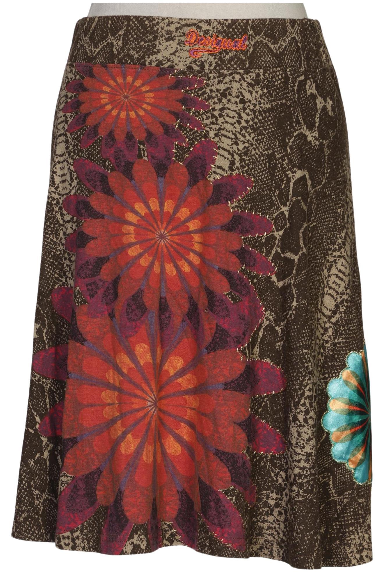 

Desigual Damen Rock, braun, Gr. 36