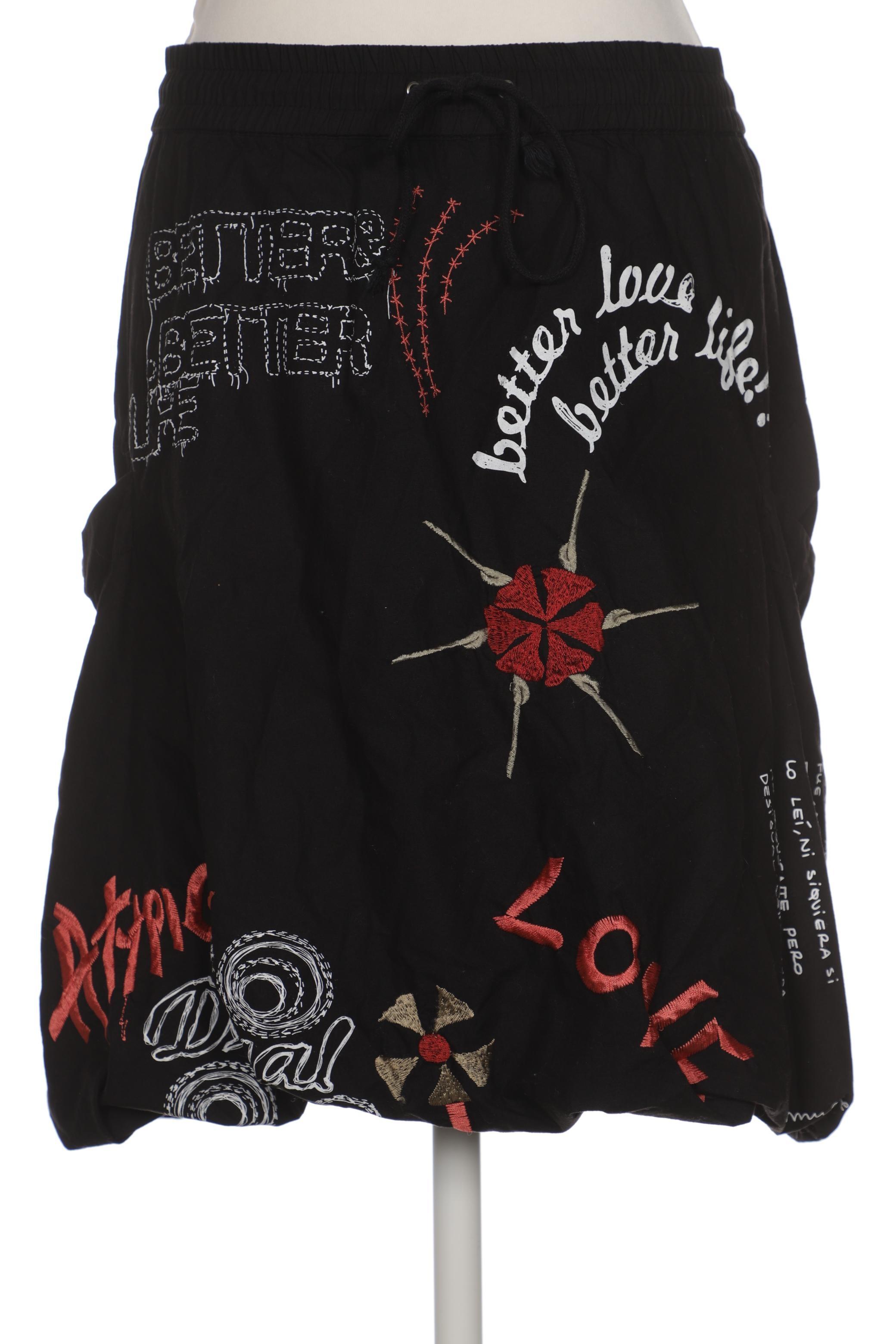 

Desigual Damen Rock, schwarz, Gr. 40