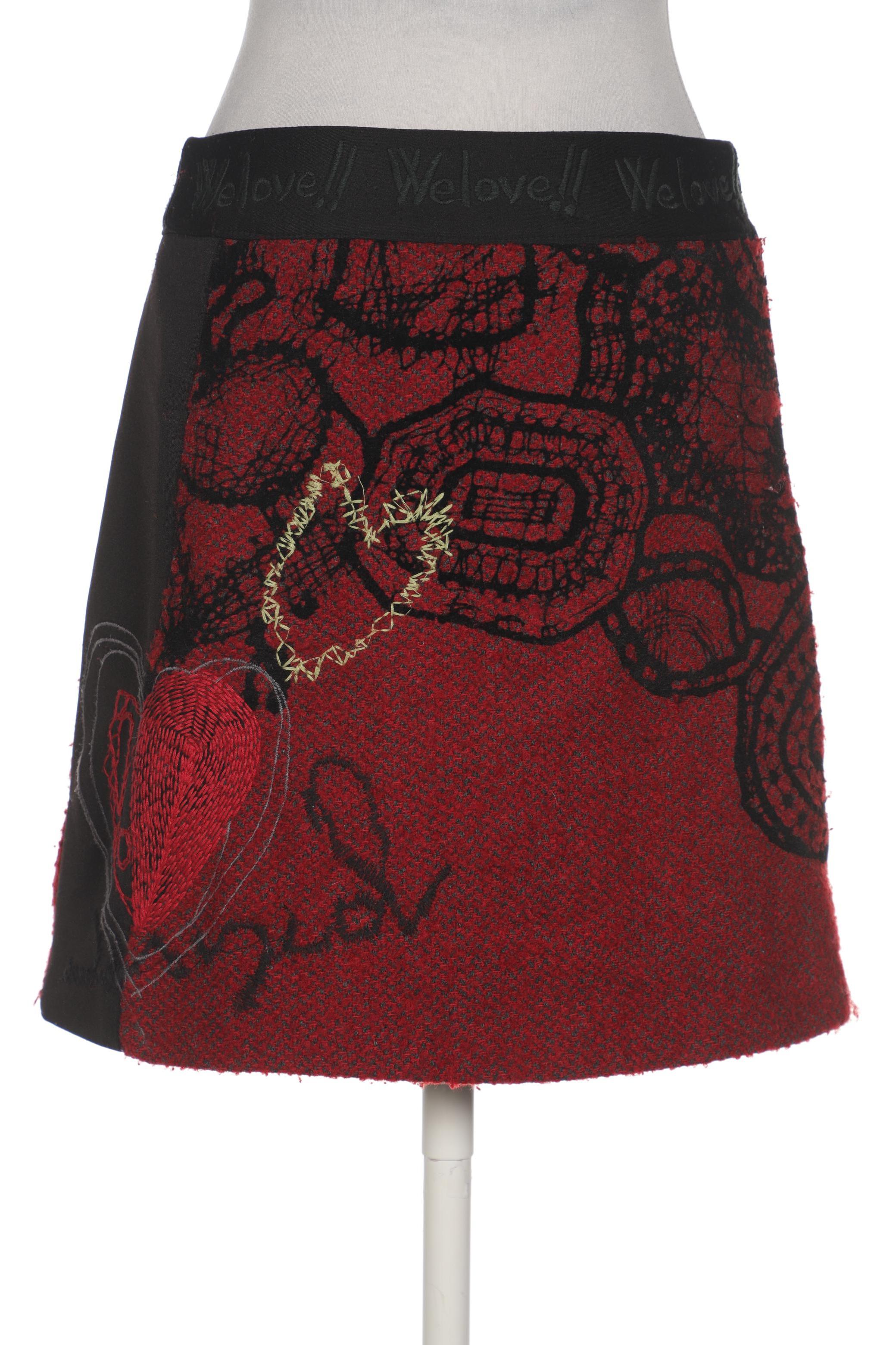 

Desigual Damen Rock, rot, Gr. 36