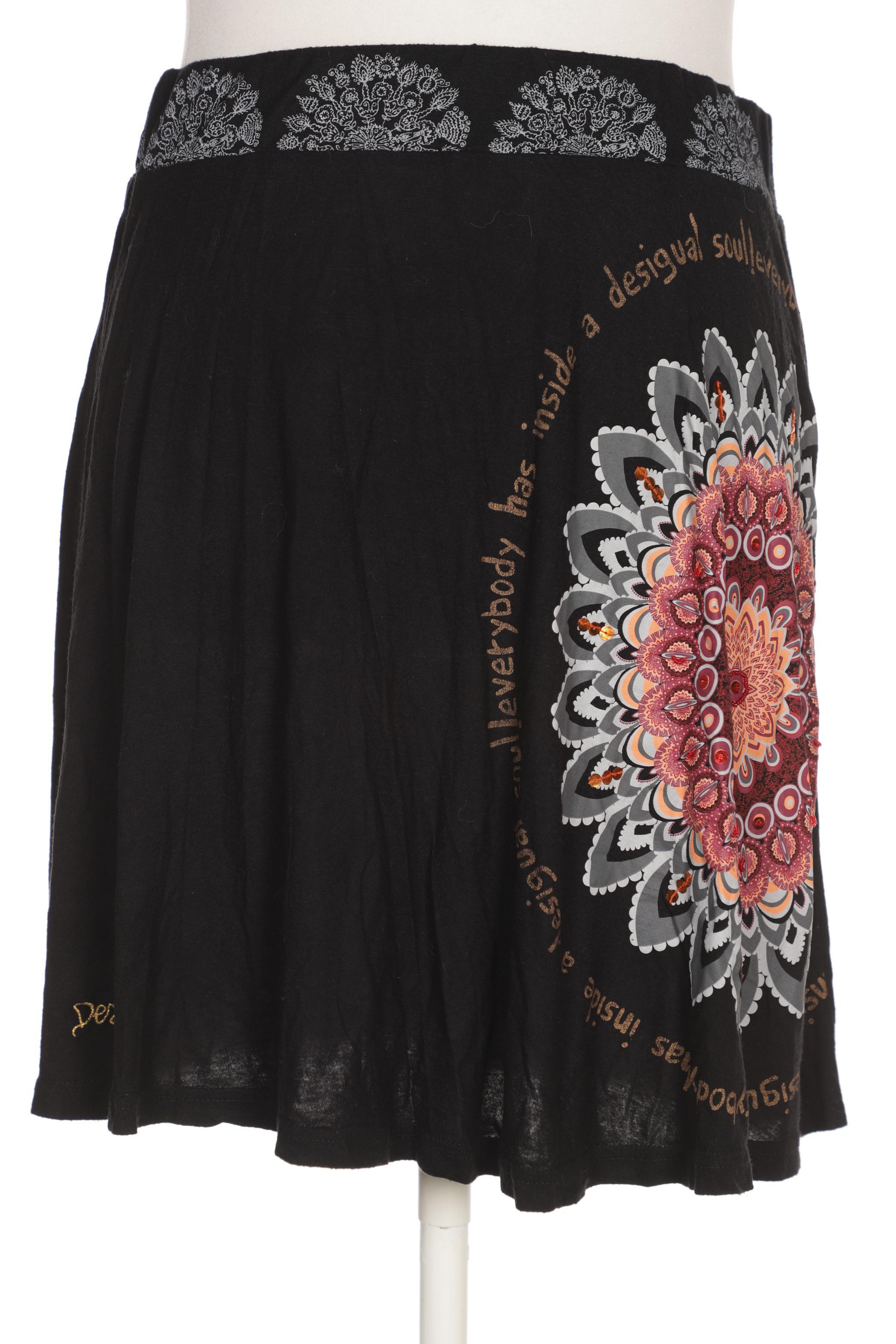 

Desigual Damen Rock, schwarz, Gr. 44