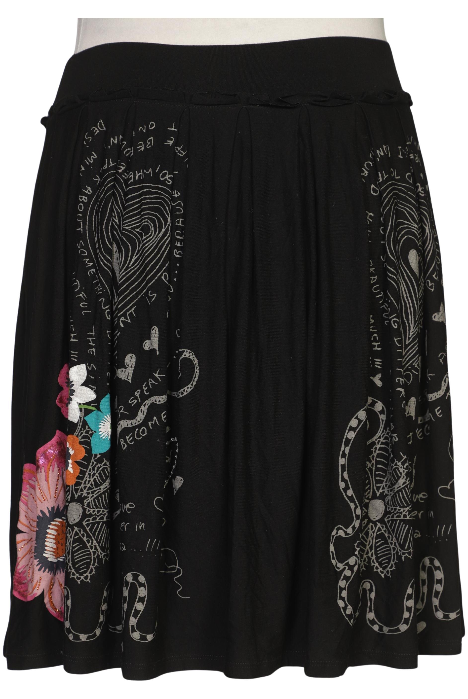 

Desigual Damen Rock, schwarz, Gr. 42