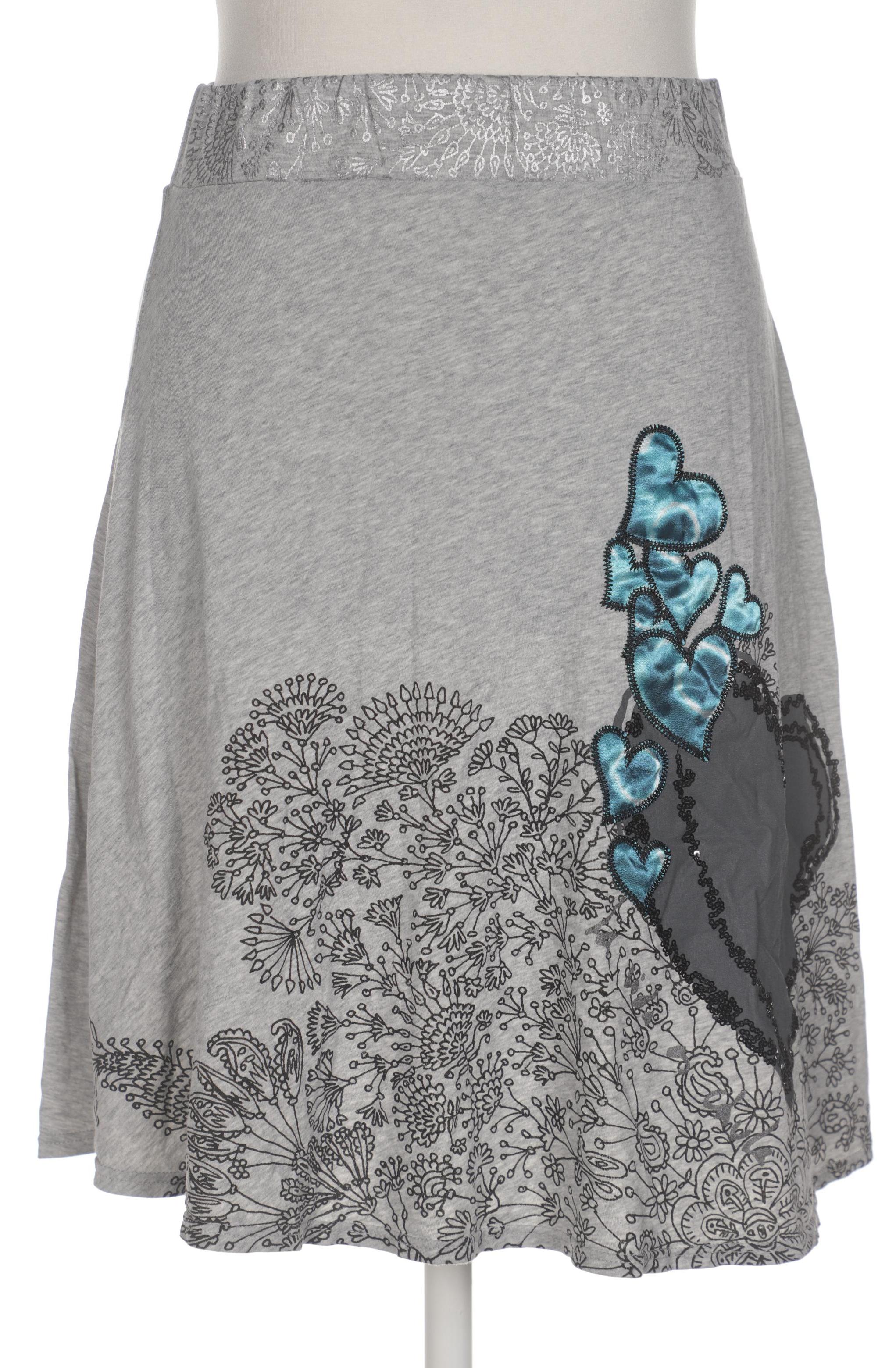 

Desigual Damen Rock, grau, Gr. 38