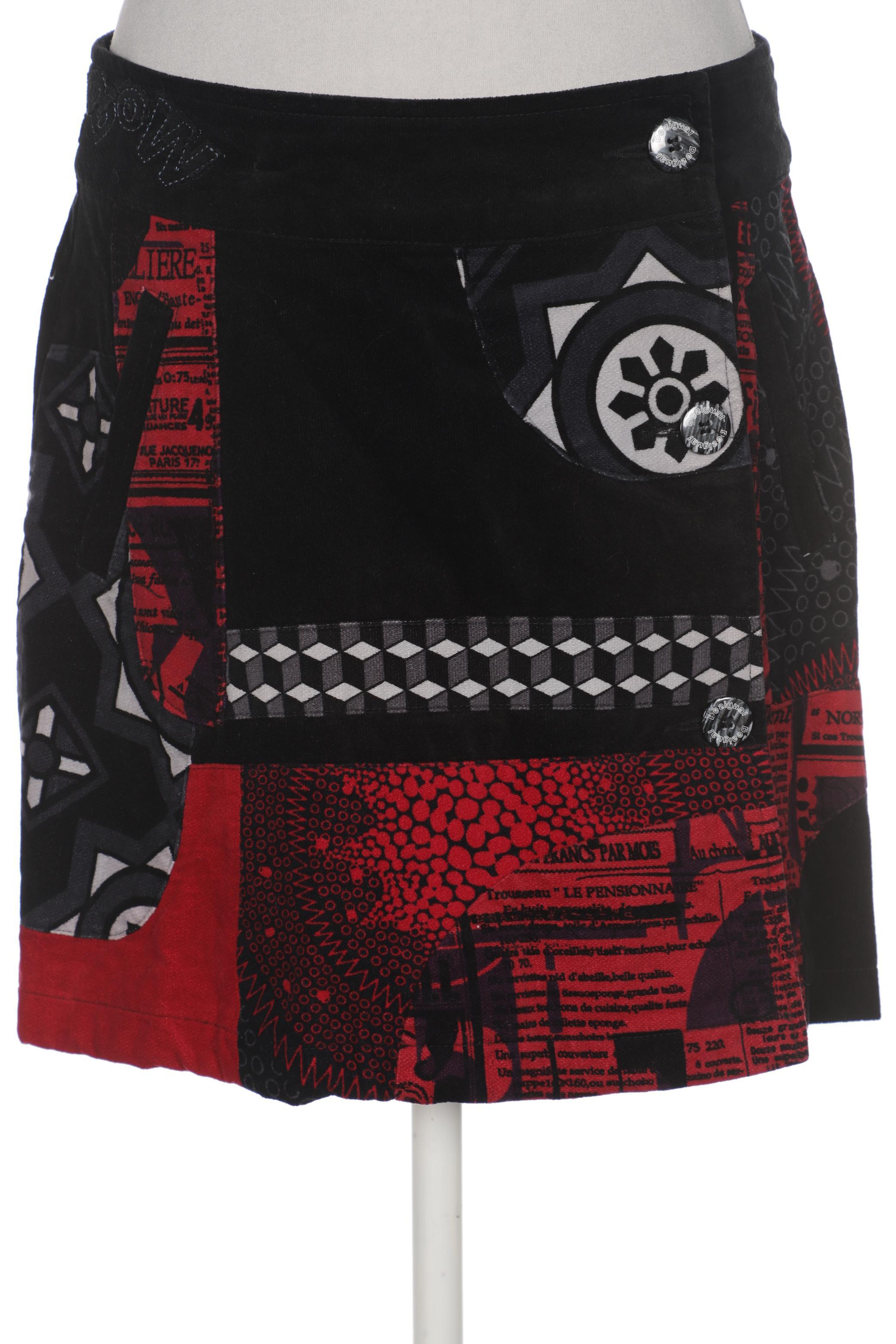 

Desigual Damen Rock, schwarz, Gr. 38