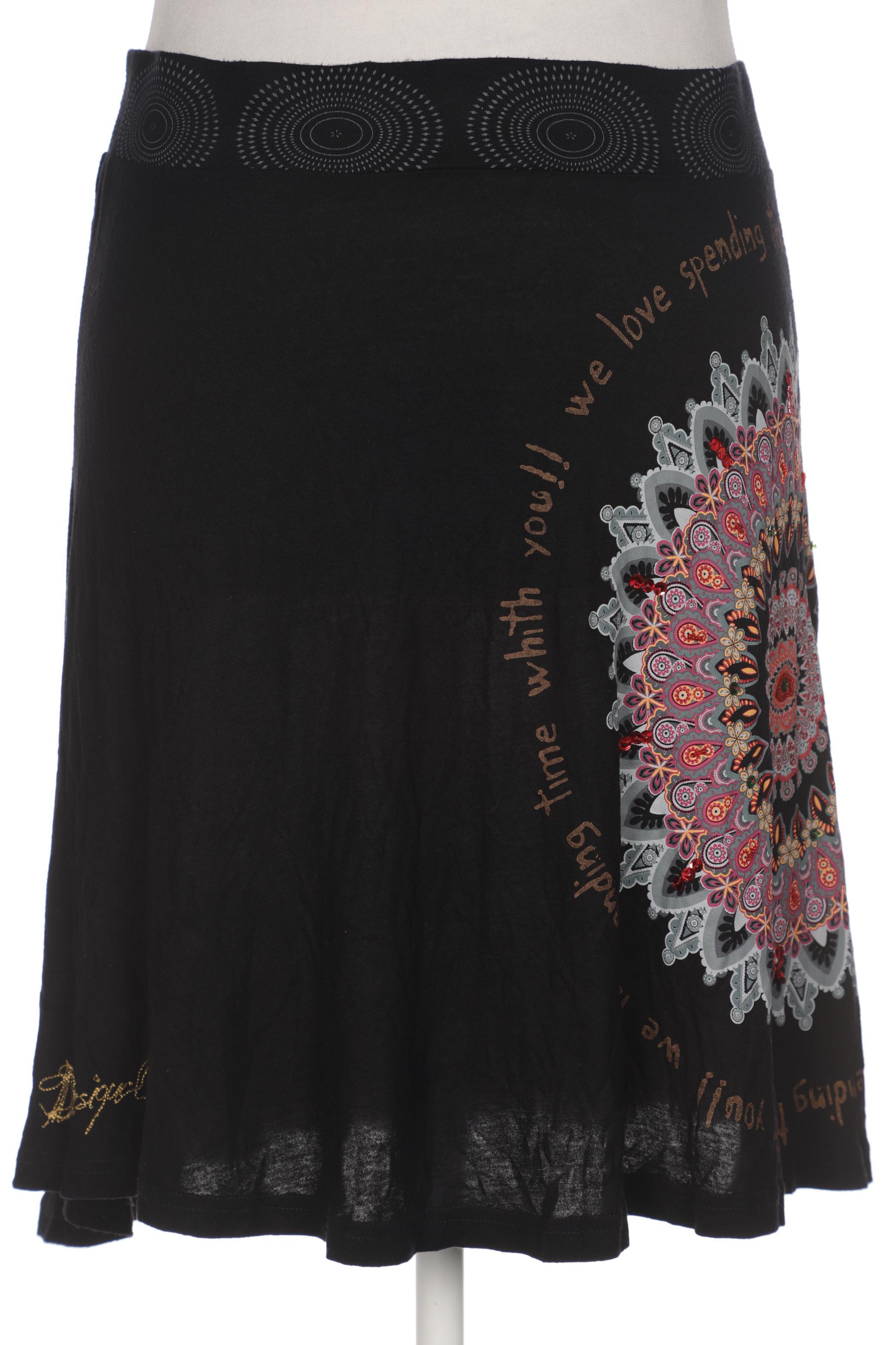 

Desigual Damen Rock, schwarz, Gr. 44
