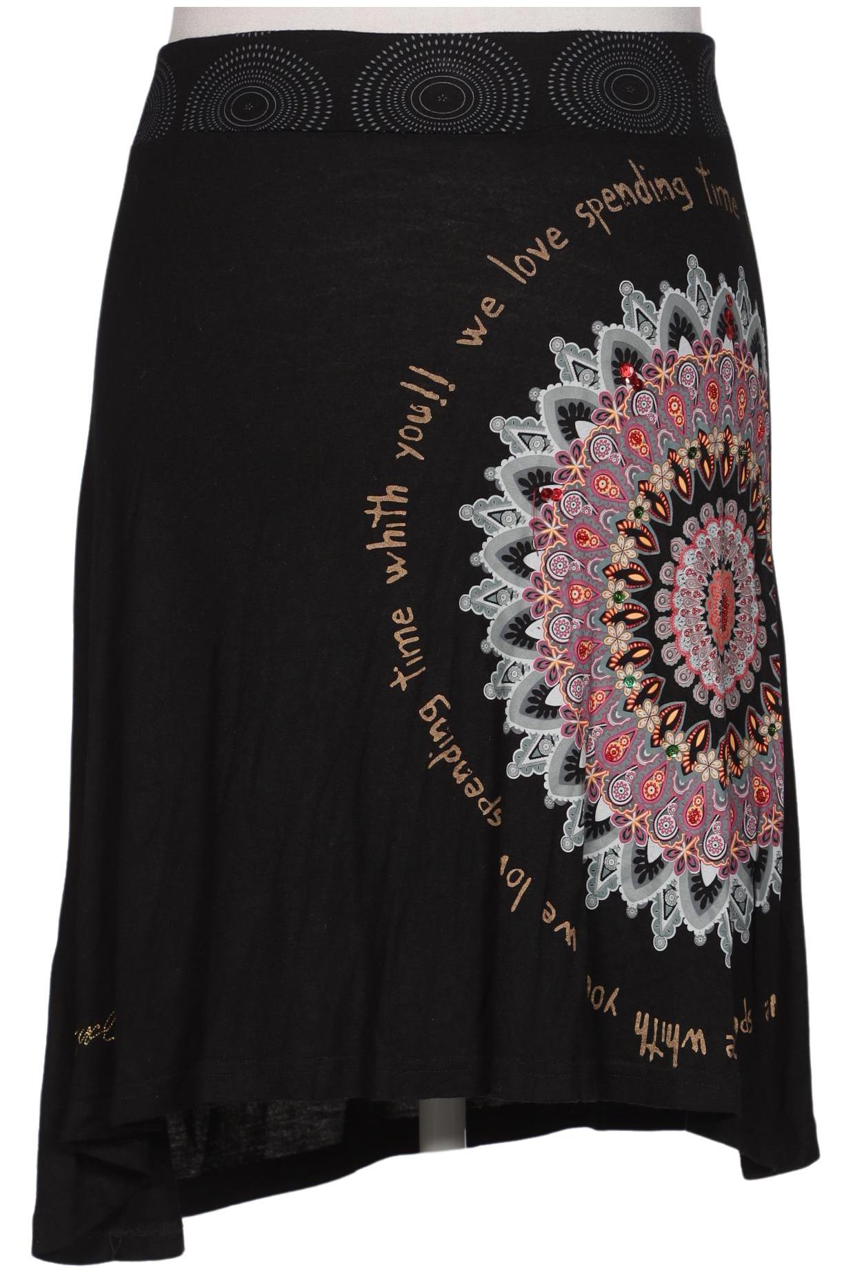 

Desigual Damen Rock, schwarz, Gr. 42
