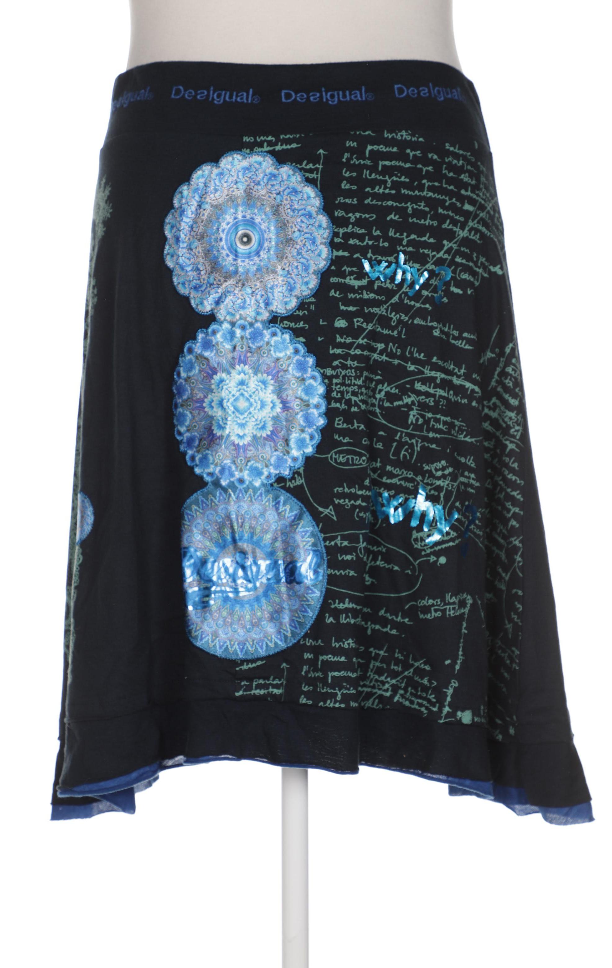 

Desigual Damen Rock, marineblau, Gr. 42