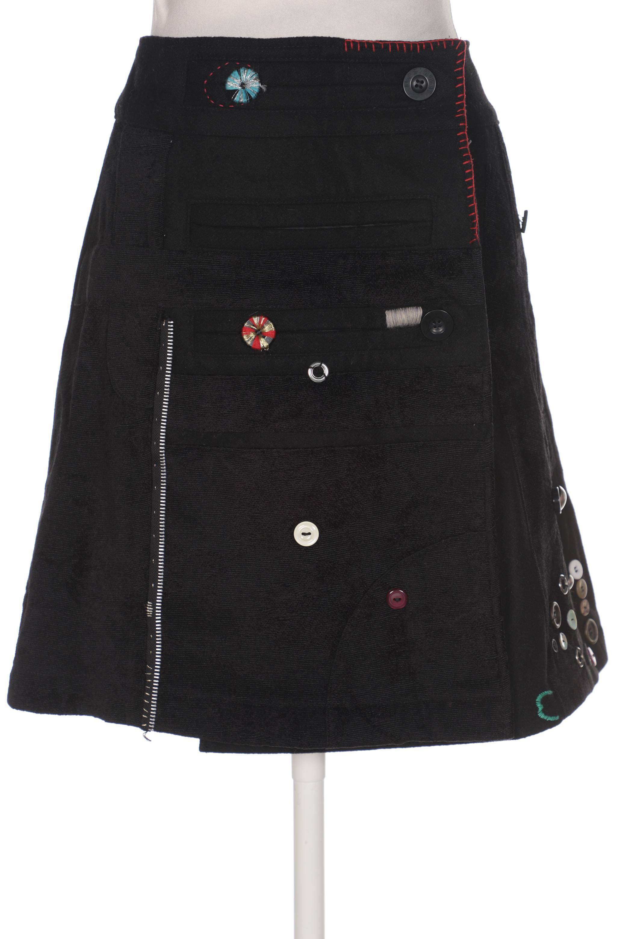 

Desigual Damen Rock, schwarz, Gr. 34